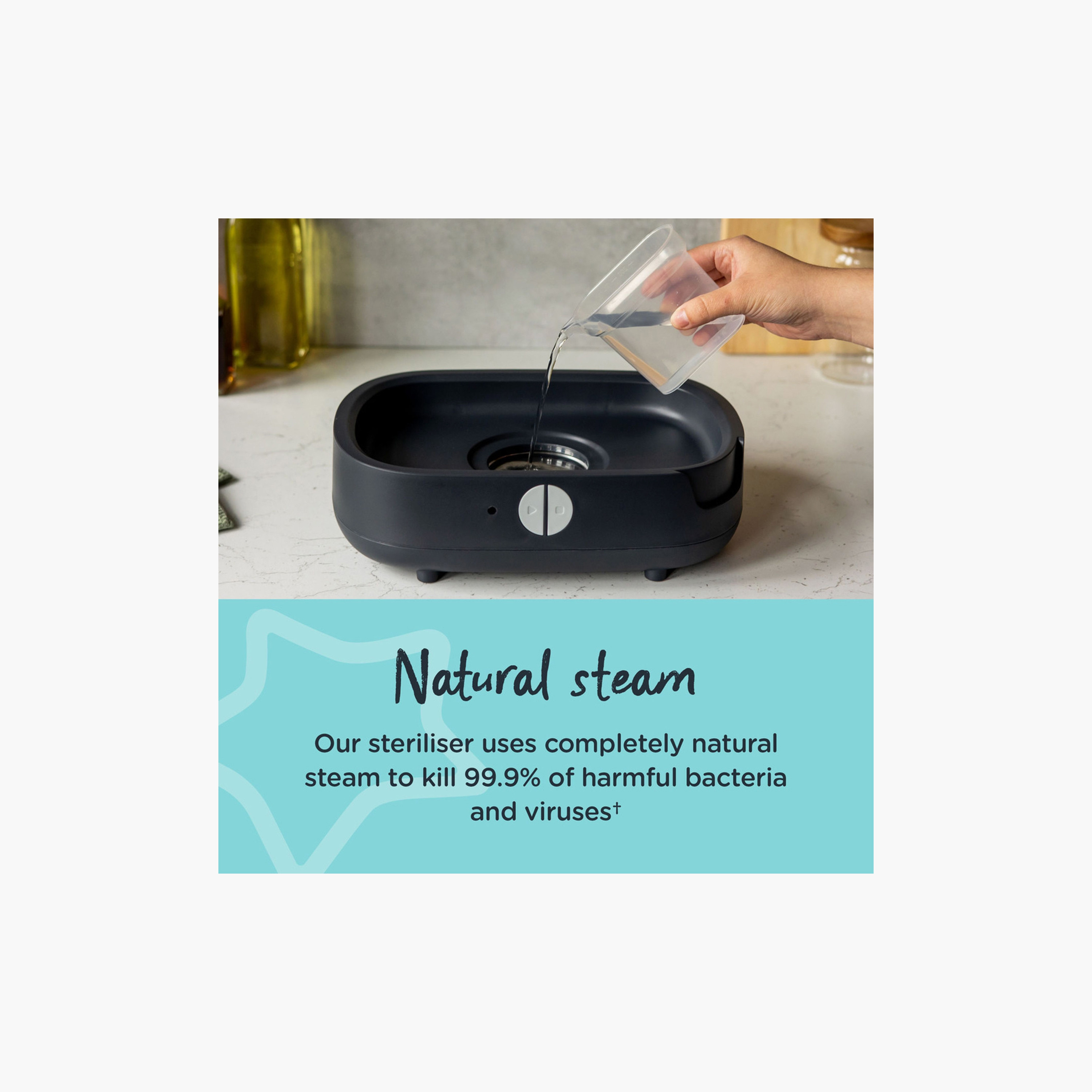 Tommee Tippee Advanced Steam Electric Baby Bottles Steriliser - Black-baby-feeding-sterilizersandwarmers-image-3