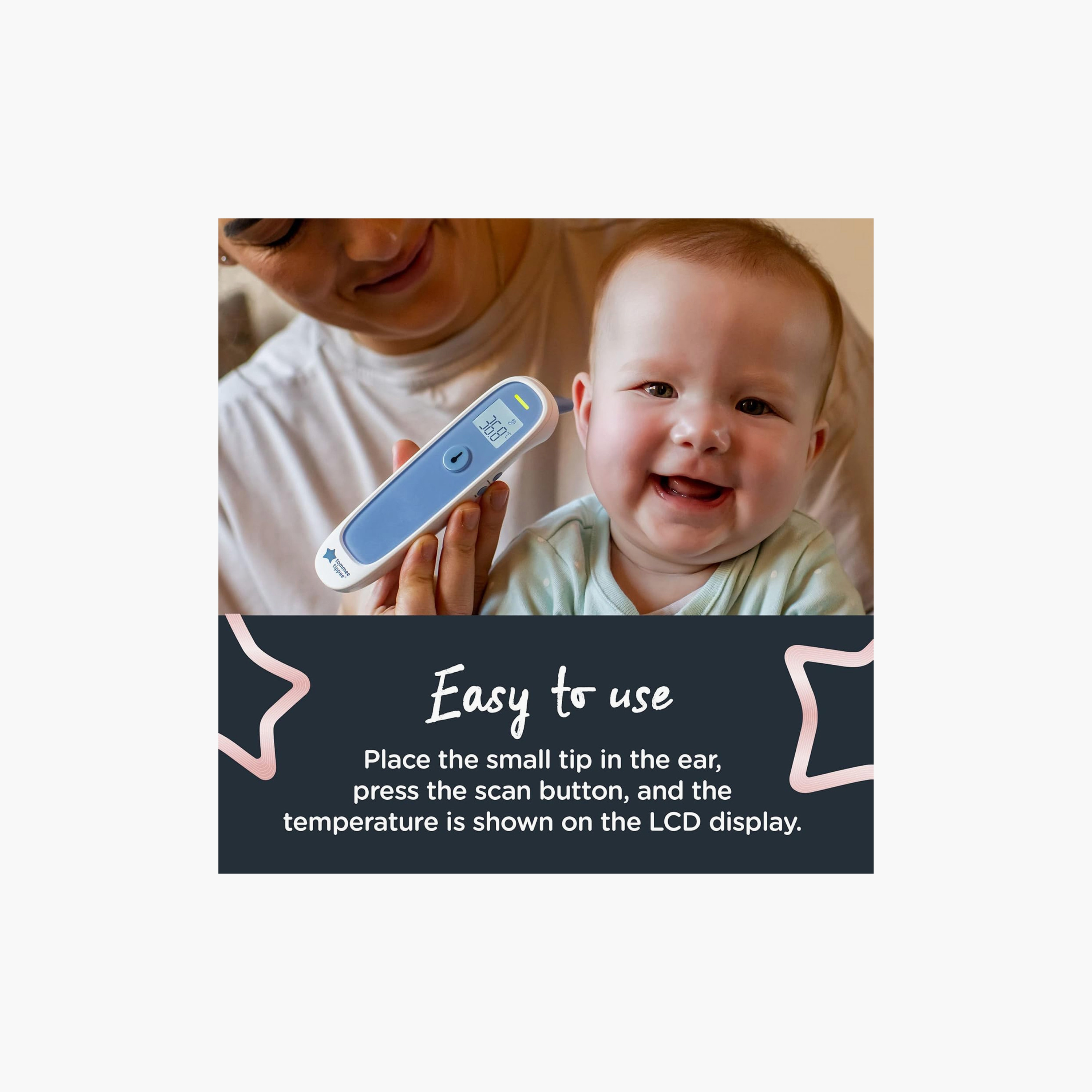 Tommee Tippee InEar Infrared Digital Baby Thermometer - 3 Months+-baby-healthandsafety-thermometersandaspirators-image-4