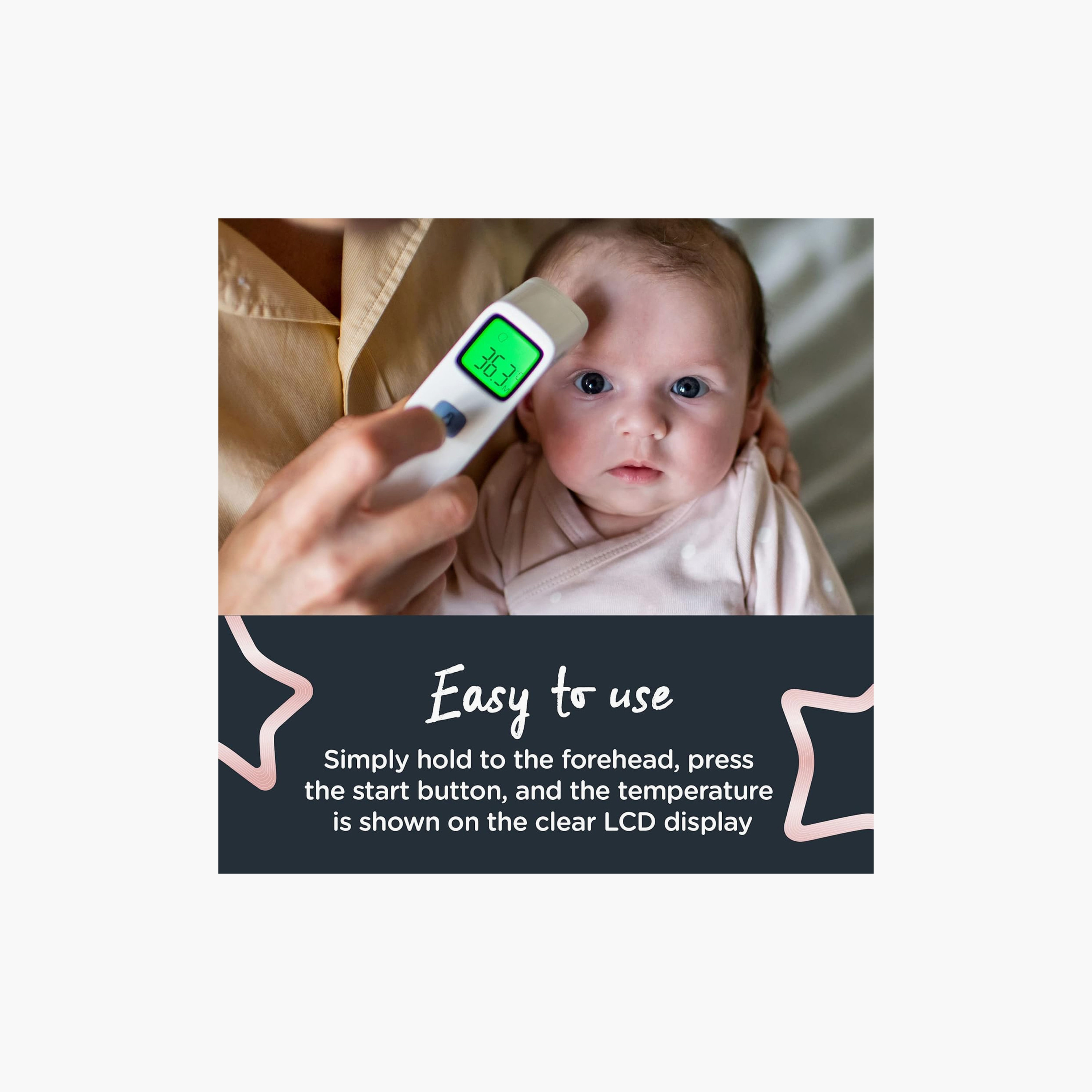 Tommee Tippee NoTouch Infrared Forehead Digital Baby Thermometer - 0 Months+-baby-healthandsafety-thermometersandaspirators-image-4