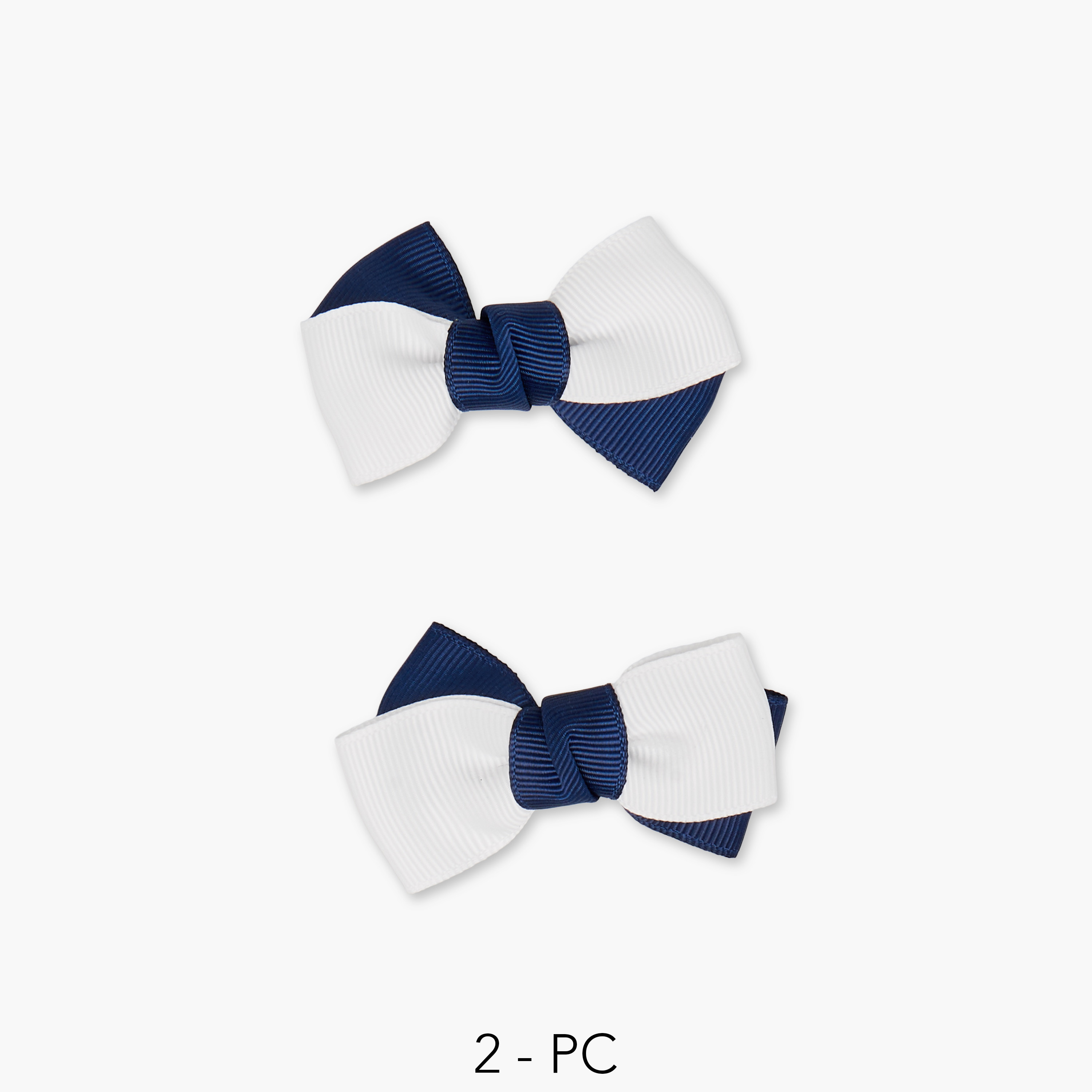 Colourblock Bow Hair Clip - Set of 2-women-hairaccessories-clips-image-1