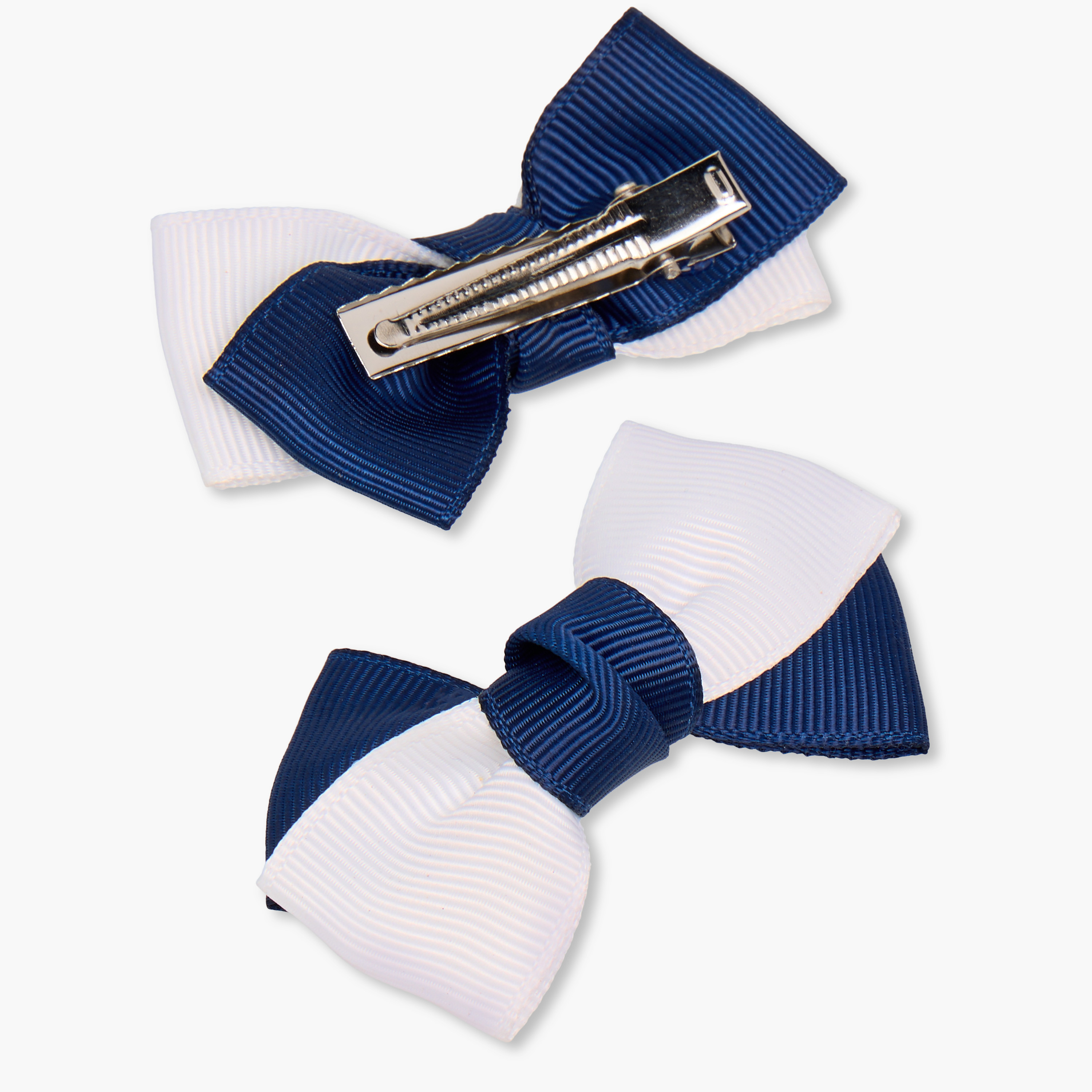 Colourblock Bow Hair Clip - Set of 2-women-hairaccessories-clips-image-4