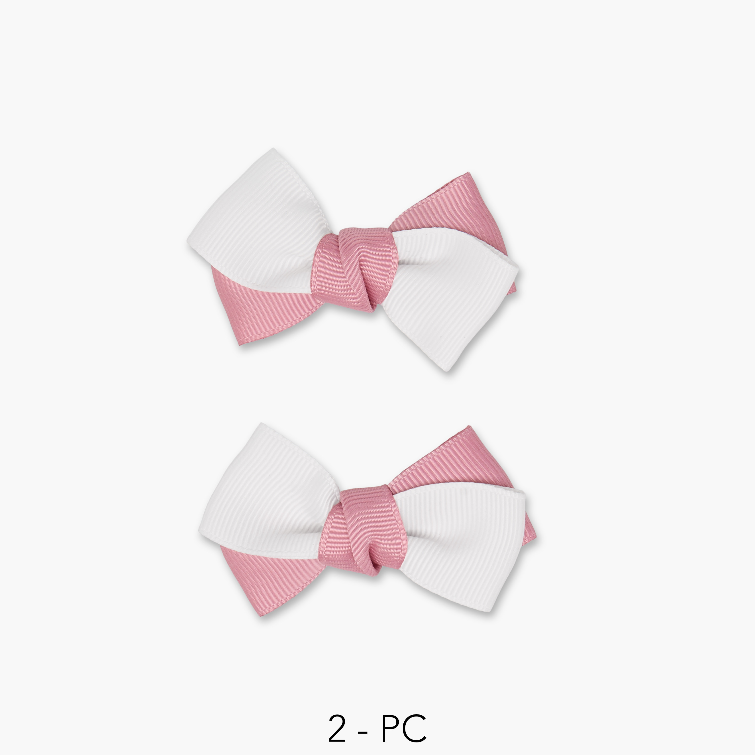 Colourblock Bow Hair Clip - Set of 2-women-hairaccessories-clips-image-1