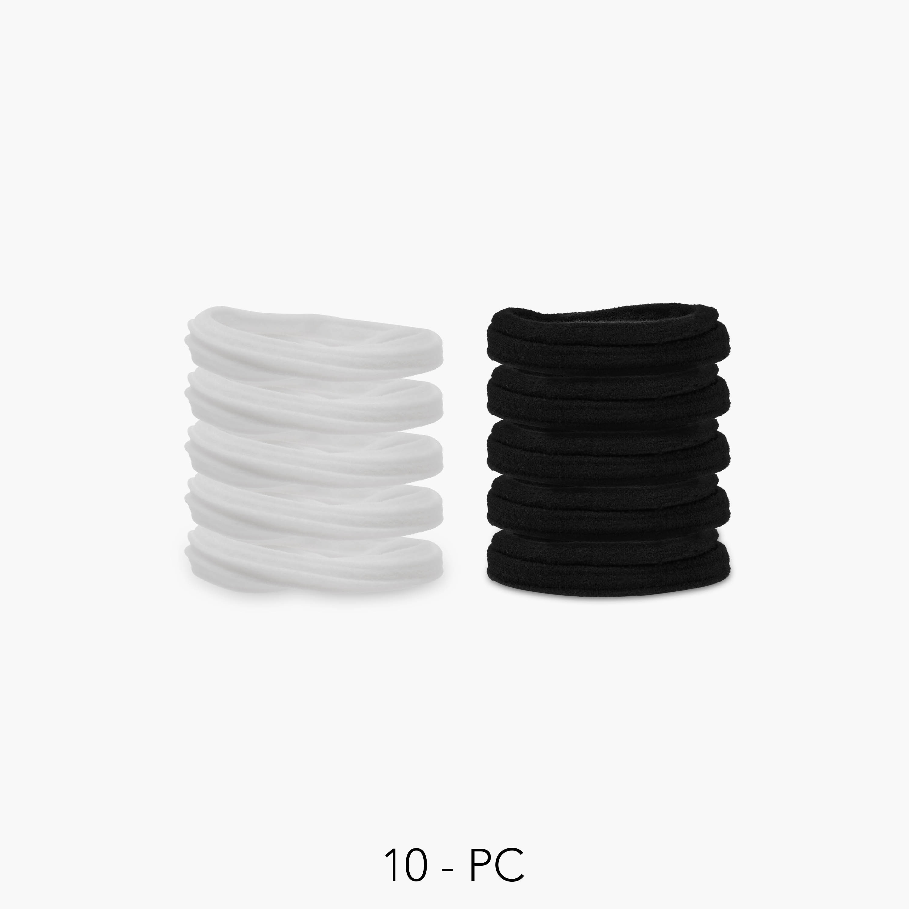 Solid Hair Tie - Set of 10-women-hairaccessories-bands-image-1
