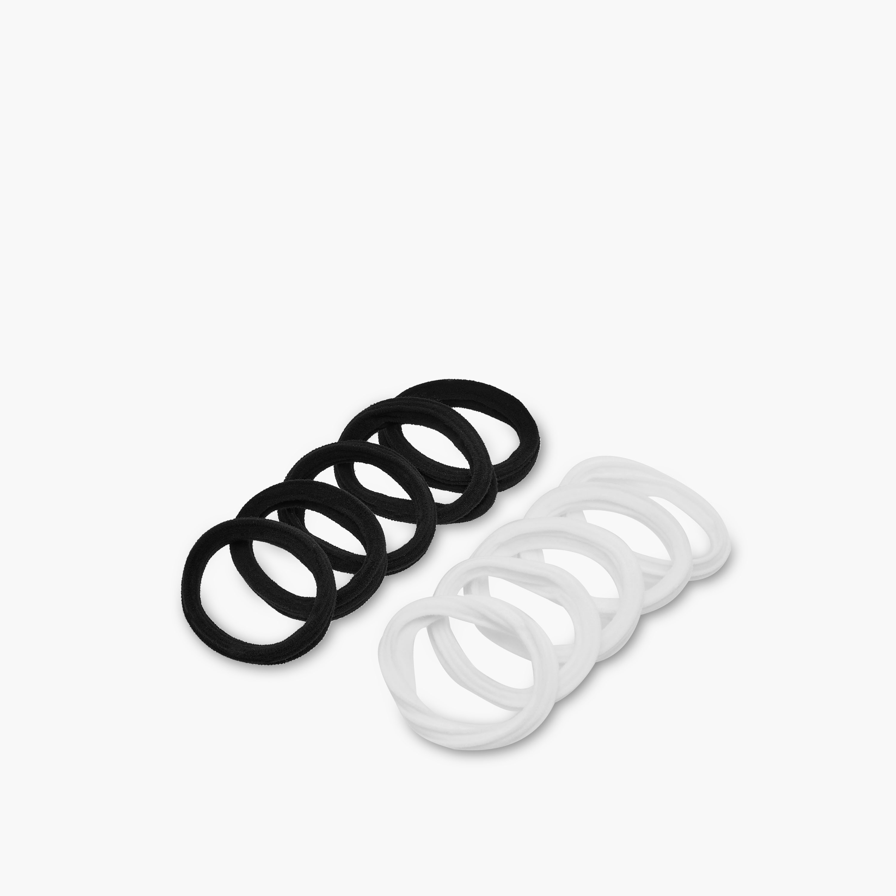 Solid Hair Tie - Set of 10-women-hairaccessories-bands-image-4