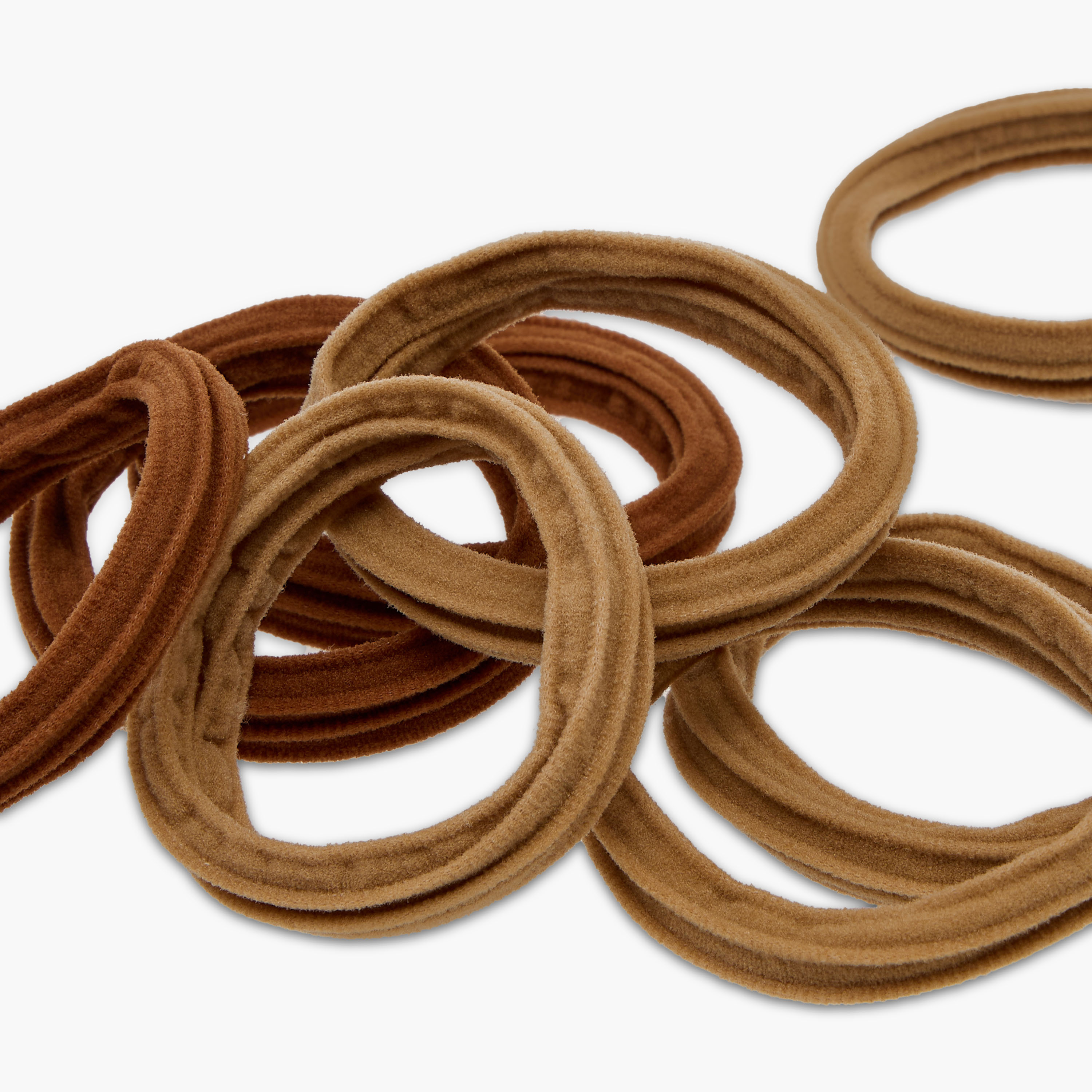 Solid Hair Tie - Set of 10-women-hairaccessories-bands-image-5
