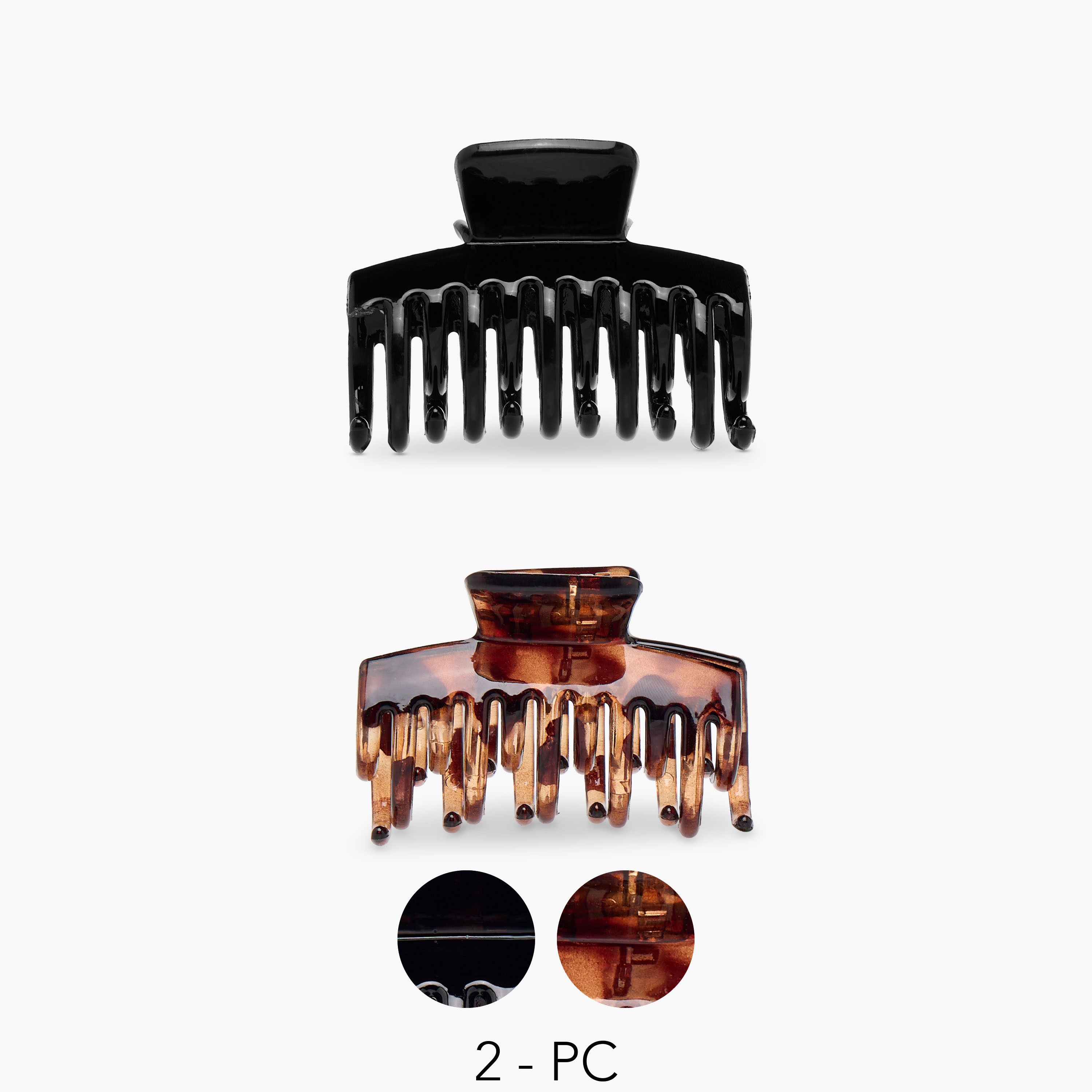 Pack of 2 Rectangular Hair Clamp-women-hairaccessories-clamps-image-1