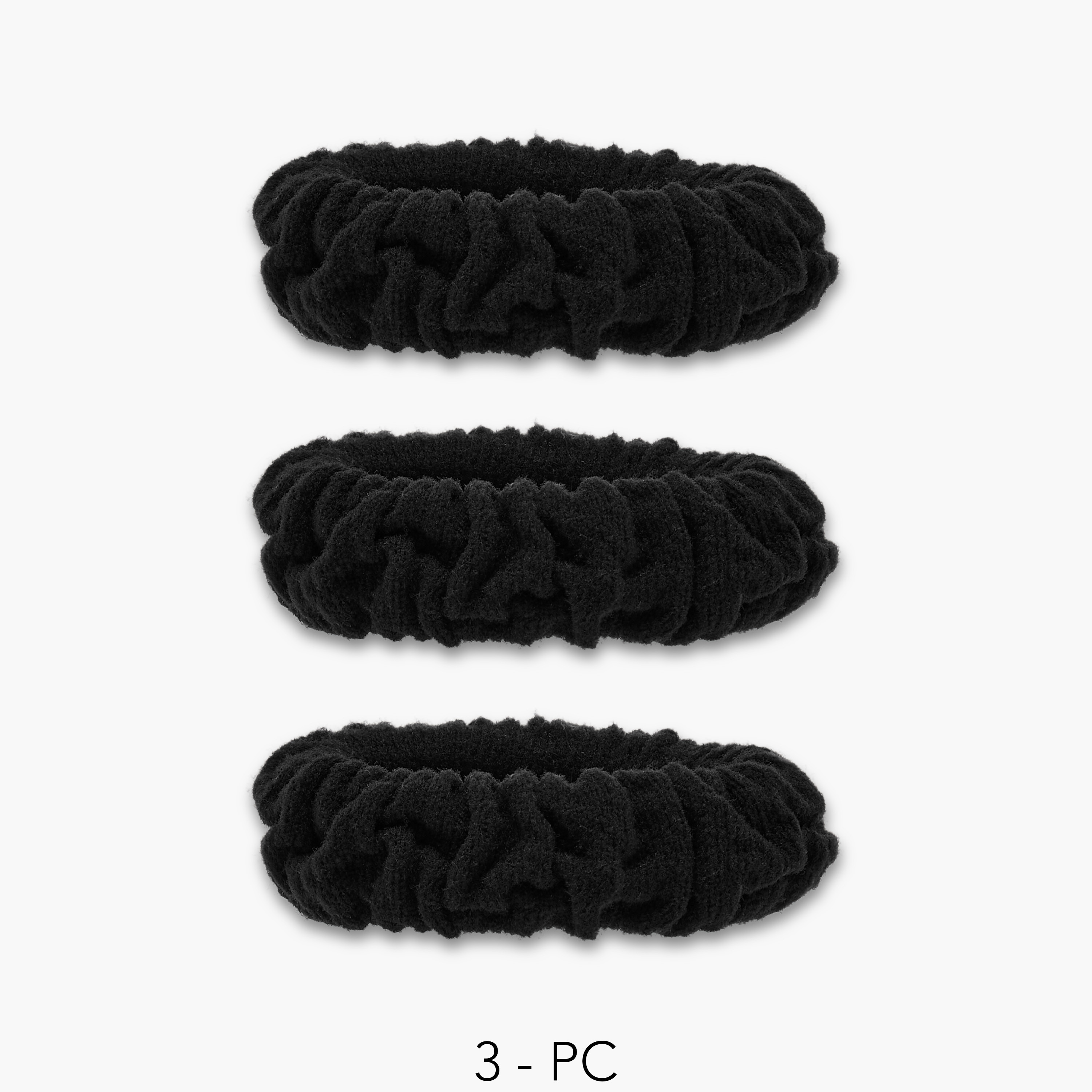 ربطات شعر بارزة الملمس - طقم من 3 قطع-women-hairaccessories-scrunchies-image-1