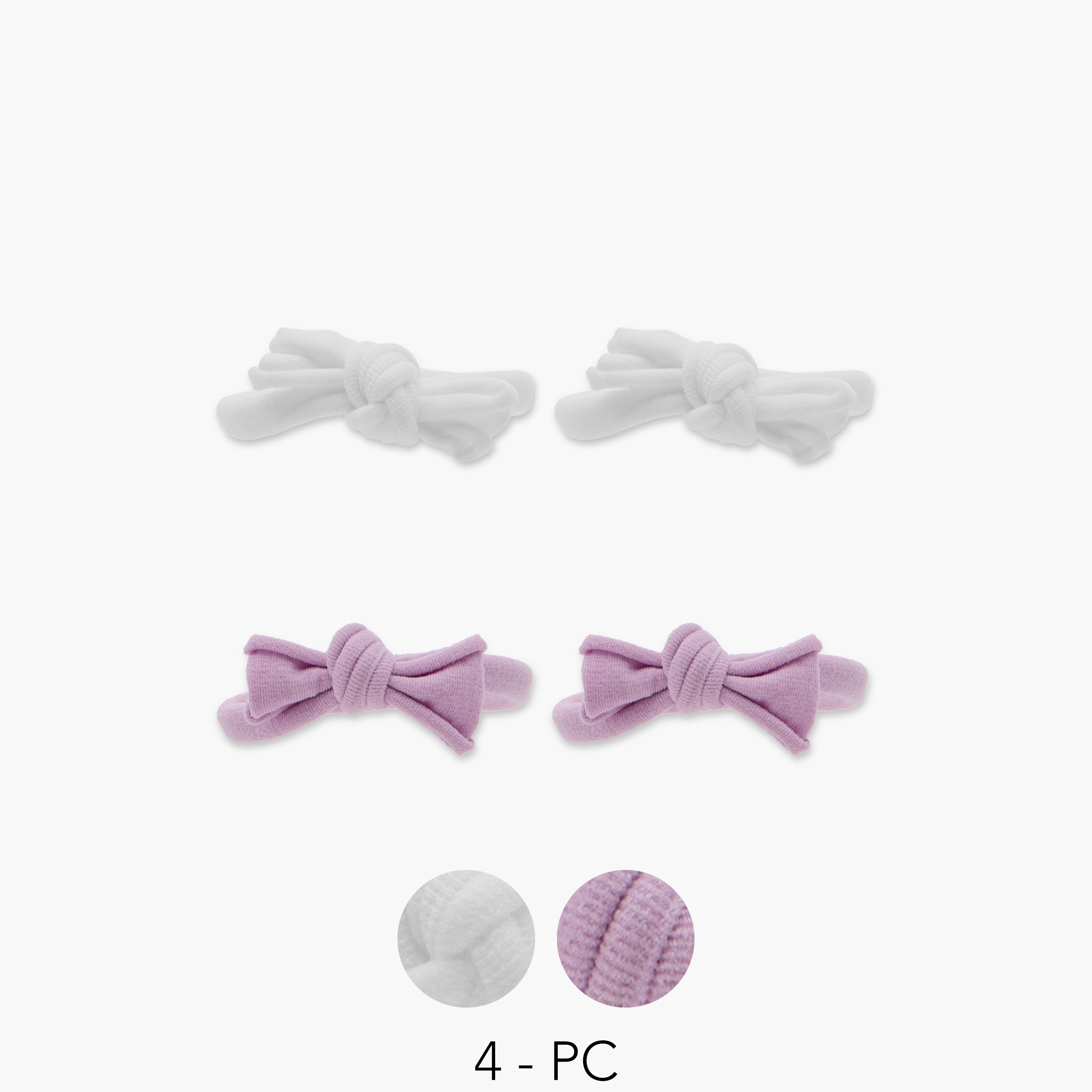 Bow Knot Hair Tie - Set of 4-women-hairaccessories-bands-image-1