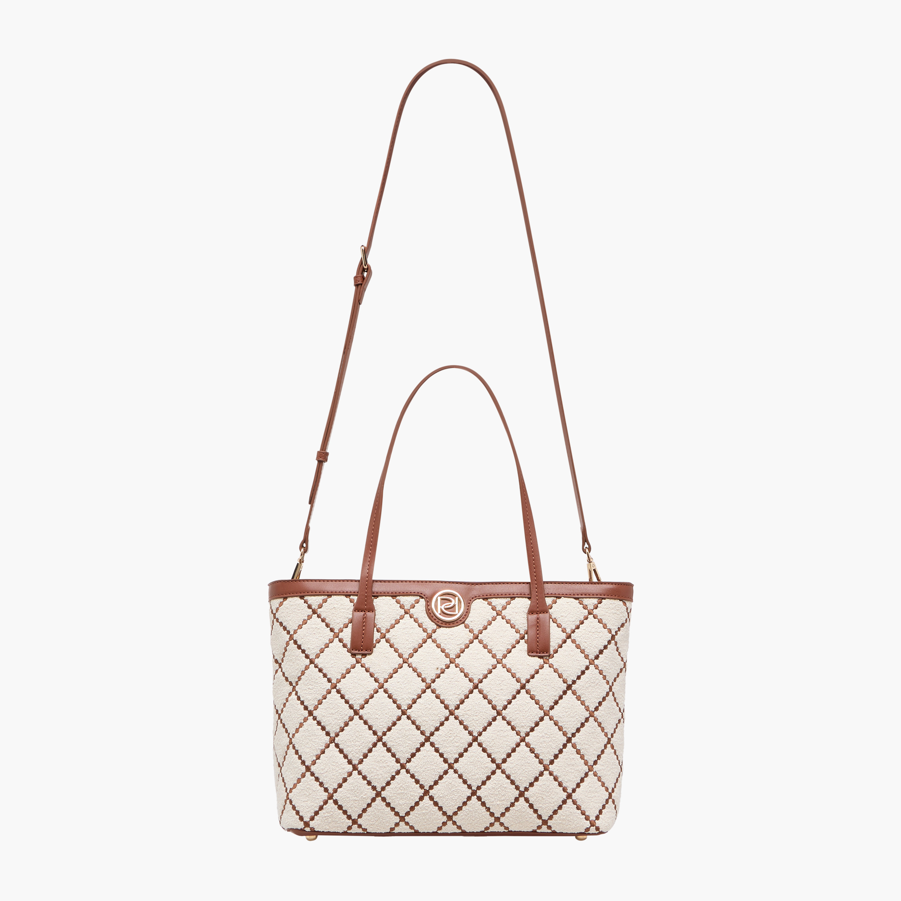 Paprika Embroidered Tote Bag with Detachable Strap and Zip Closure-women-bagsandwallets-handbags-image-3