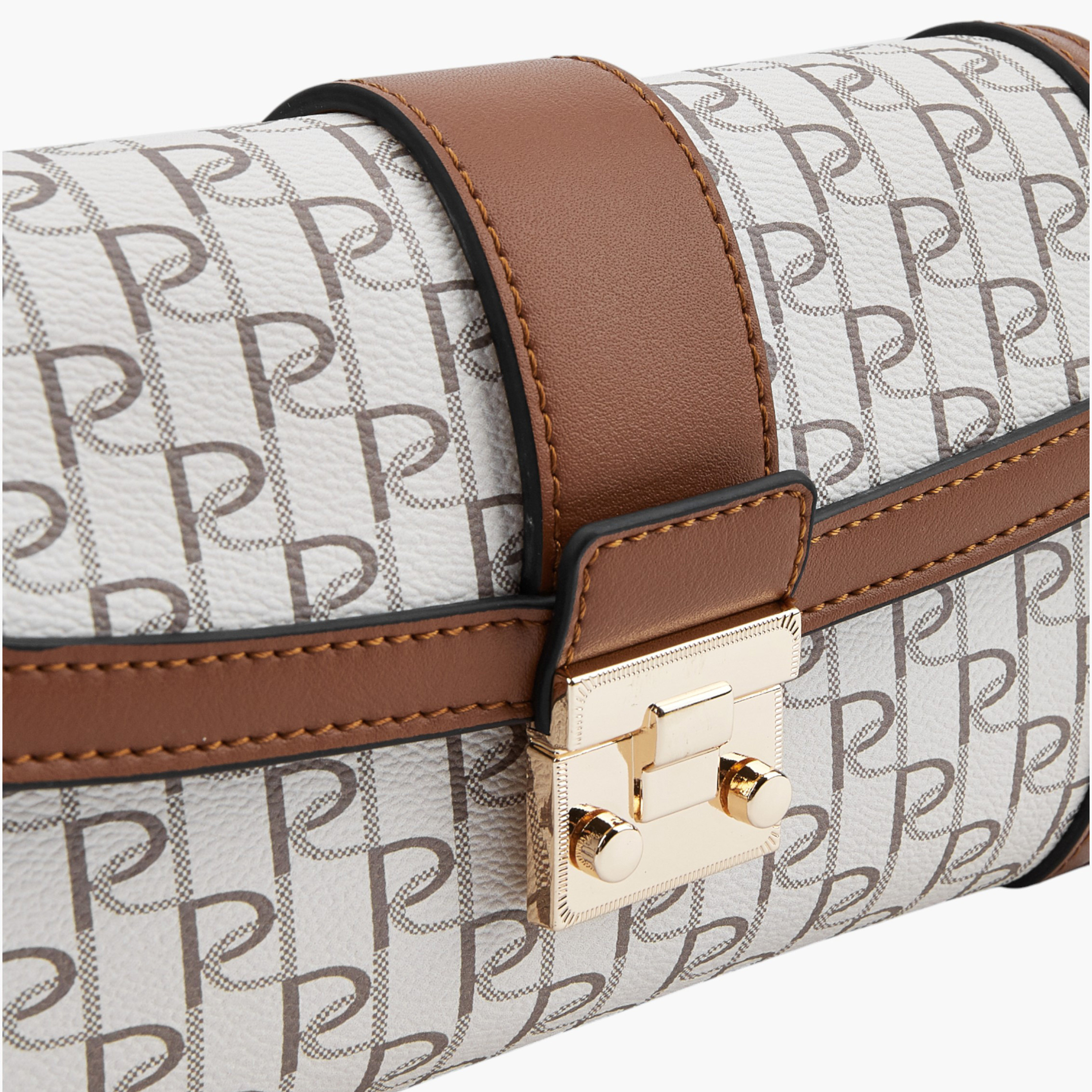 شنطة كروس بودي بطبعات مونوجرام وزر وسلسلة من بابريكا-women-bagsandwallets-handbags-image-7