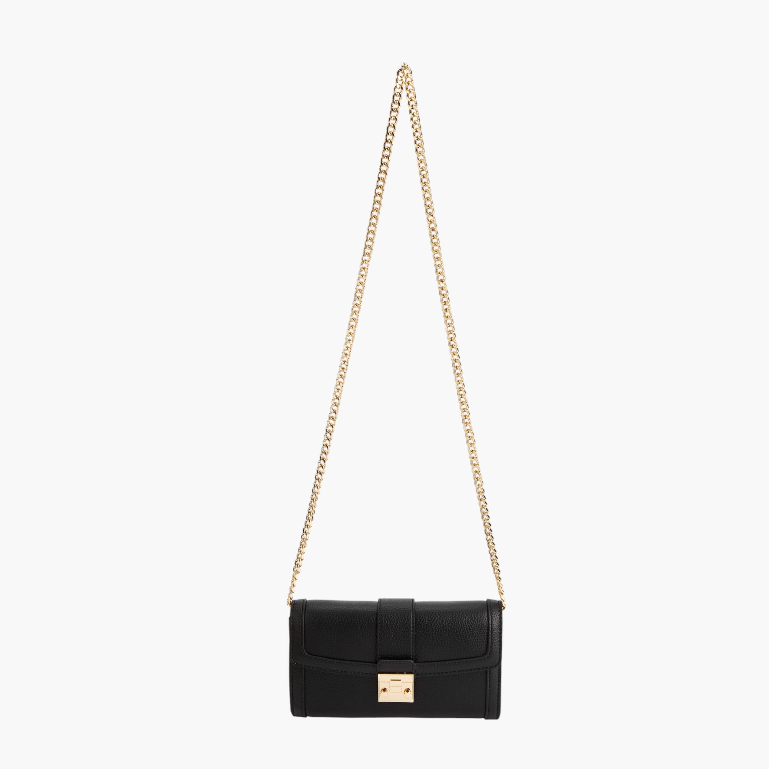 شنطة كروس بودي بارزة الملمس بحزام سلسلة وقفل مغناطيسي من بابريكا-women-bagsandwallets-handbags-image-4