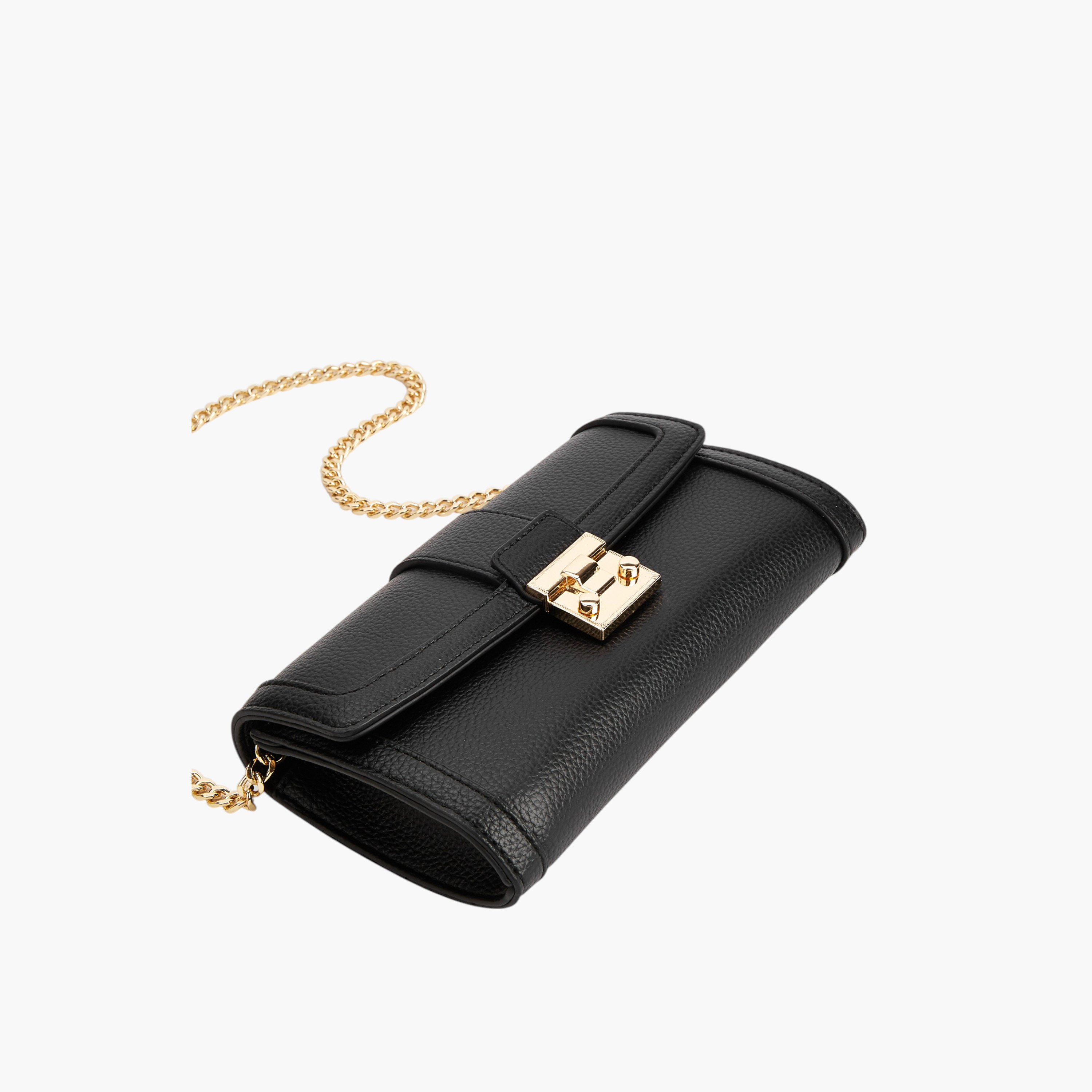 شنطة كروس بودي بارزة الملمس بحزام سلسلة وقفل مغناطيسي من بابريكا-women-bagsandwallets-handbags-image-5