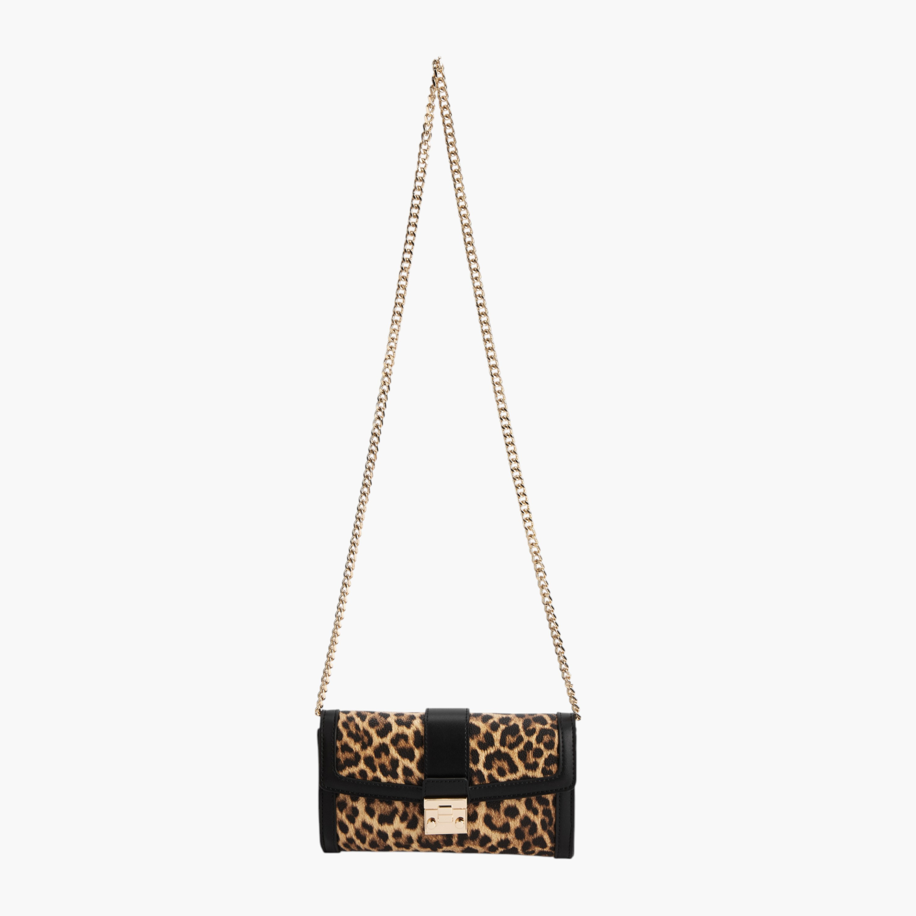 شنطة كروس بودي بطبعات حيوانات وبحزام سلسلة وقفل مغناطيسي من بابريكا-women-bagsandwallets-handbags-image-5