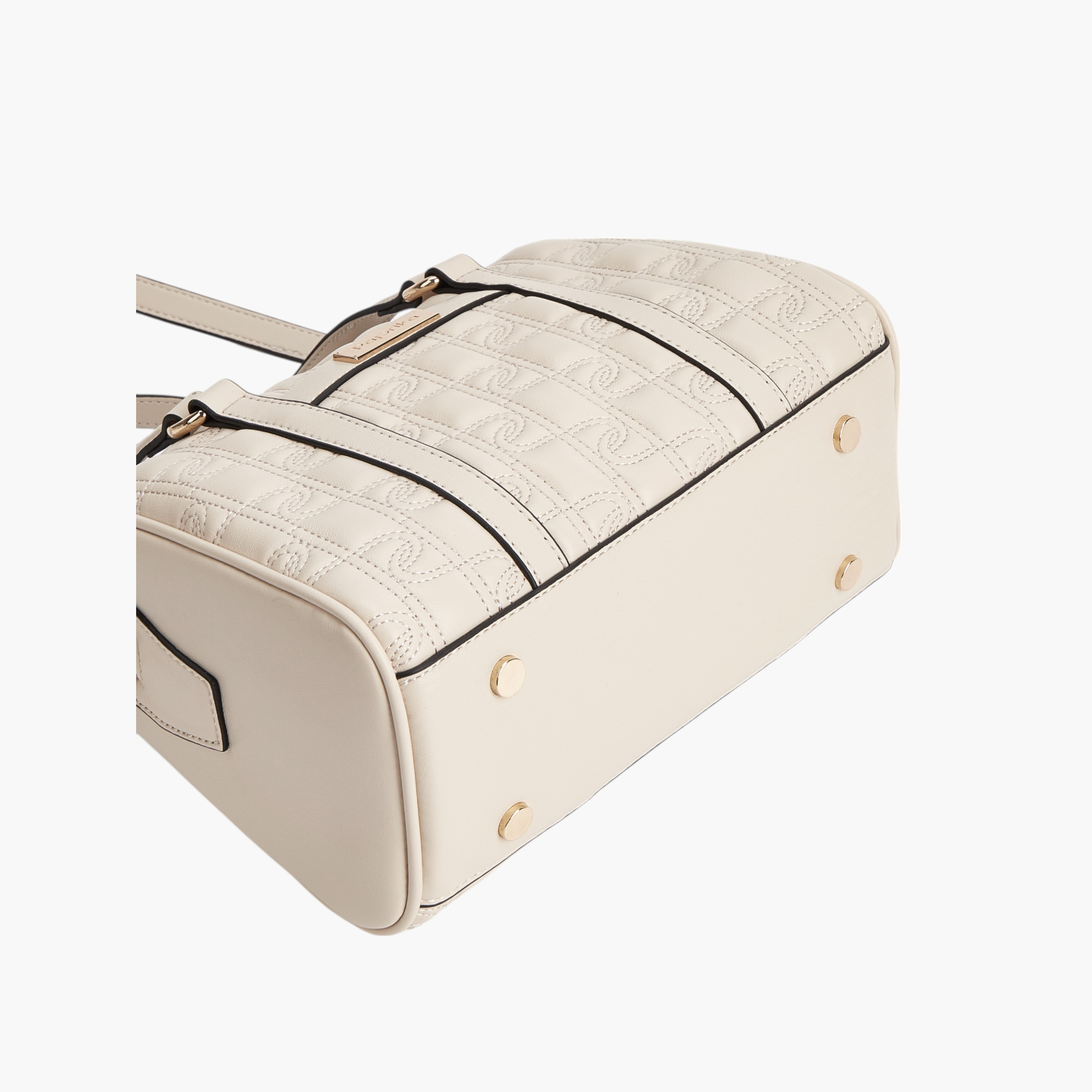 شنطة توتي بدرزات مونوجرام وحزام قابل للفصل وسحاب إغلاق من بابريكا-women-bagsandwallets-handbags-image-5