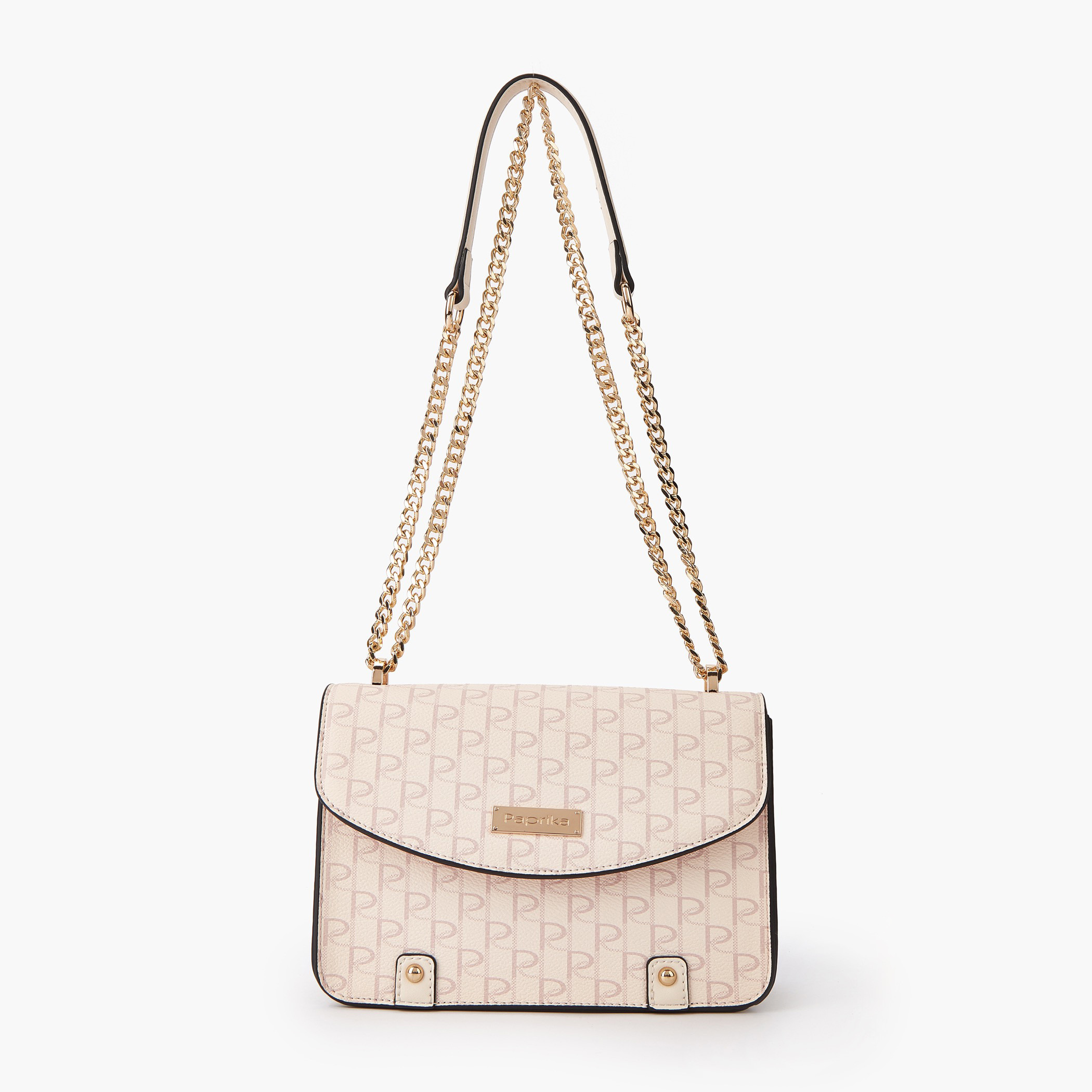 شنطة كروس بودي بزر إغلاق وطبعات مونوجرام من بابريكا-women-bagsandwallets-handbags-image-1