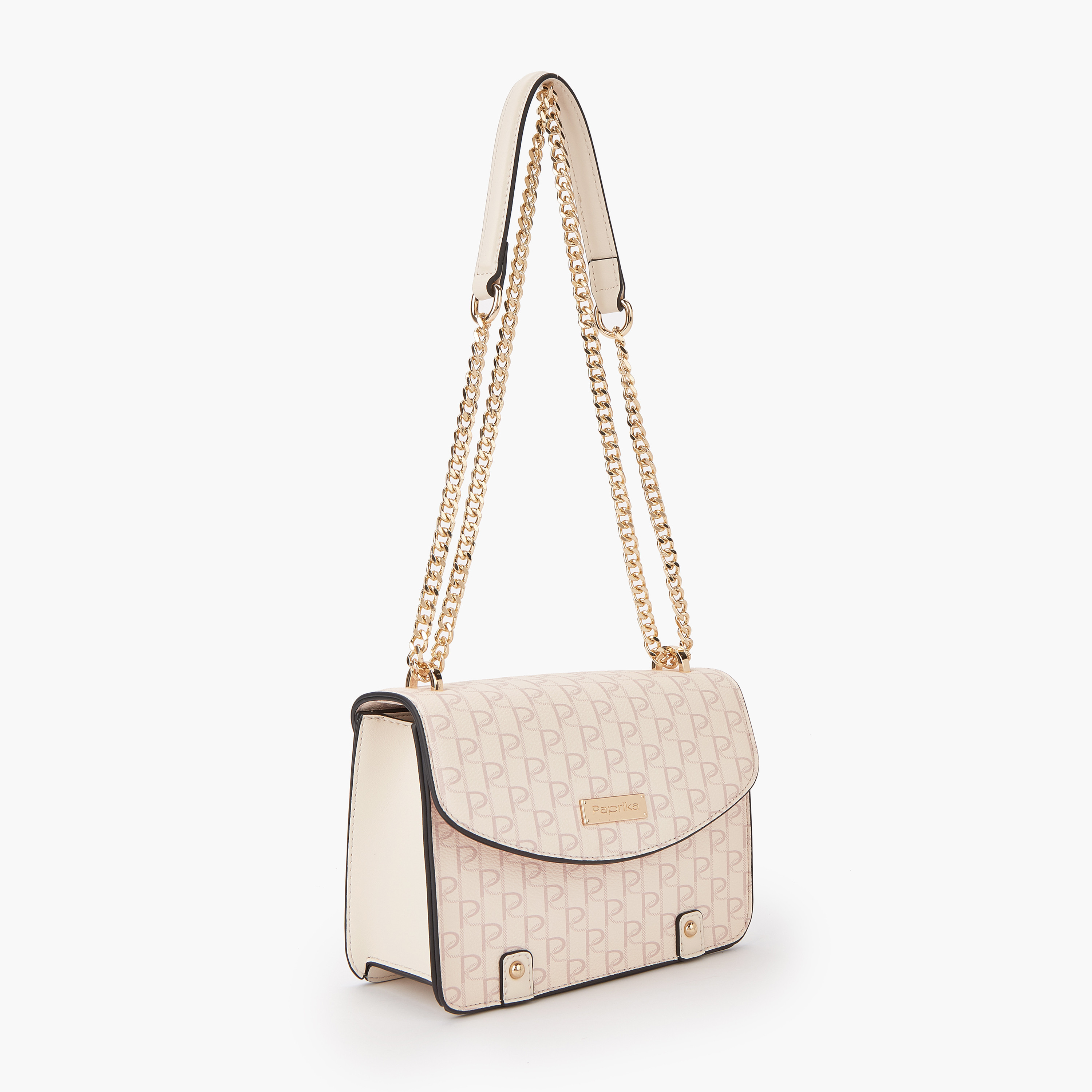شنطة كروس بودي بزر إغلاق وطبعات مونوجرام من بابريكا-women-bagsandwallets-handbags-image-2