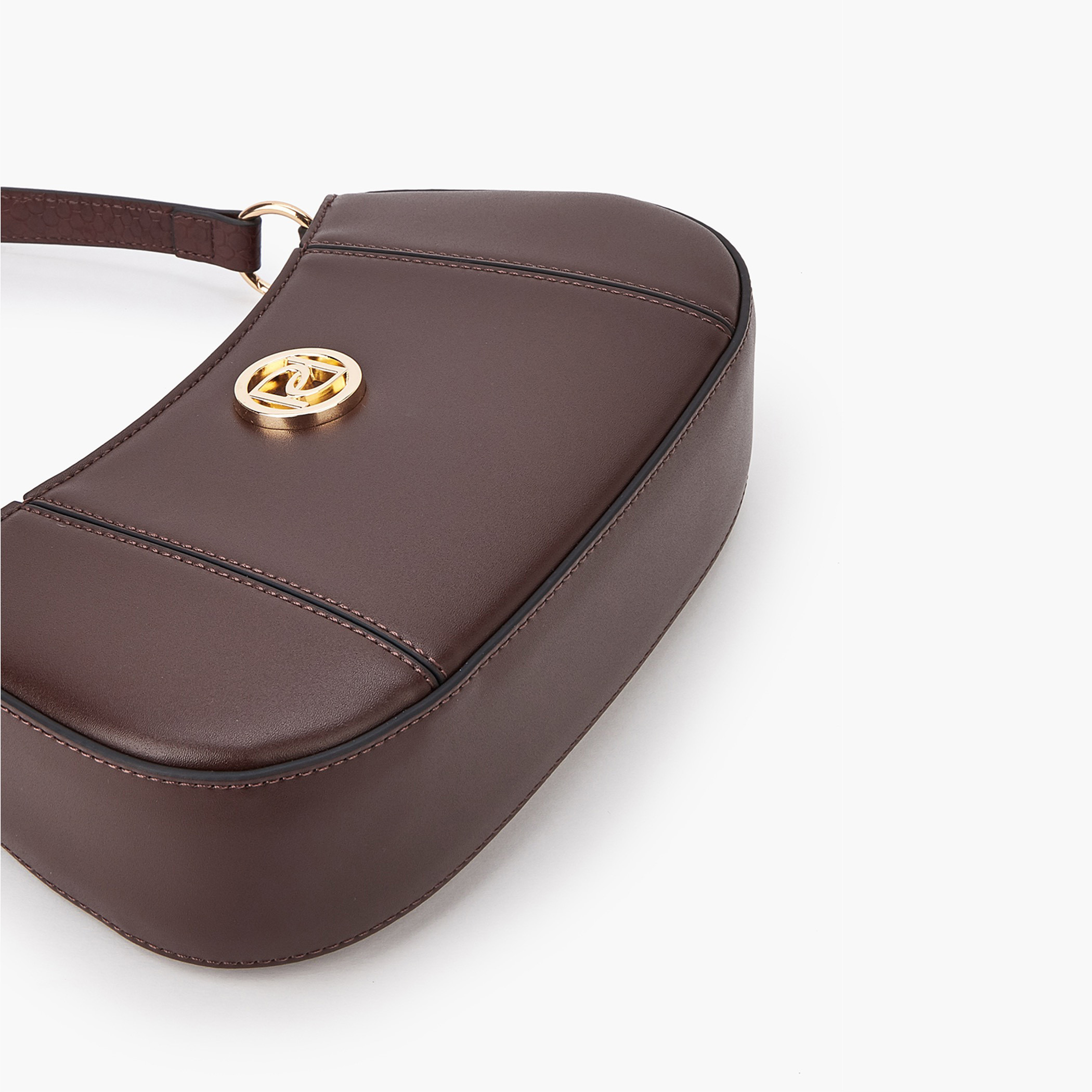 شنطة كتف سادة بسحاب إغلاق وحزام قابل للفصل من بابريكا-women-bagsandwallets-handbags-image-6