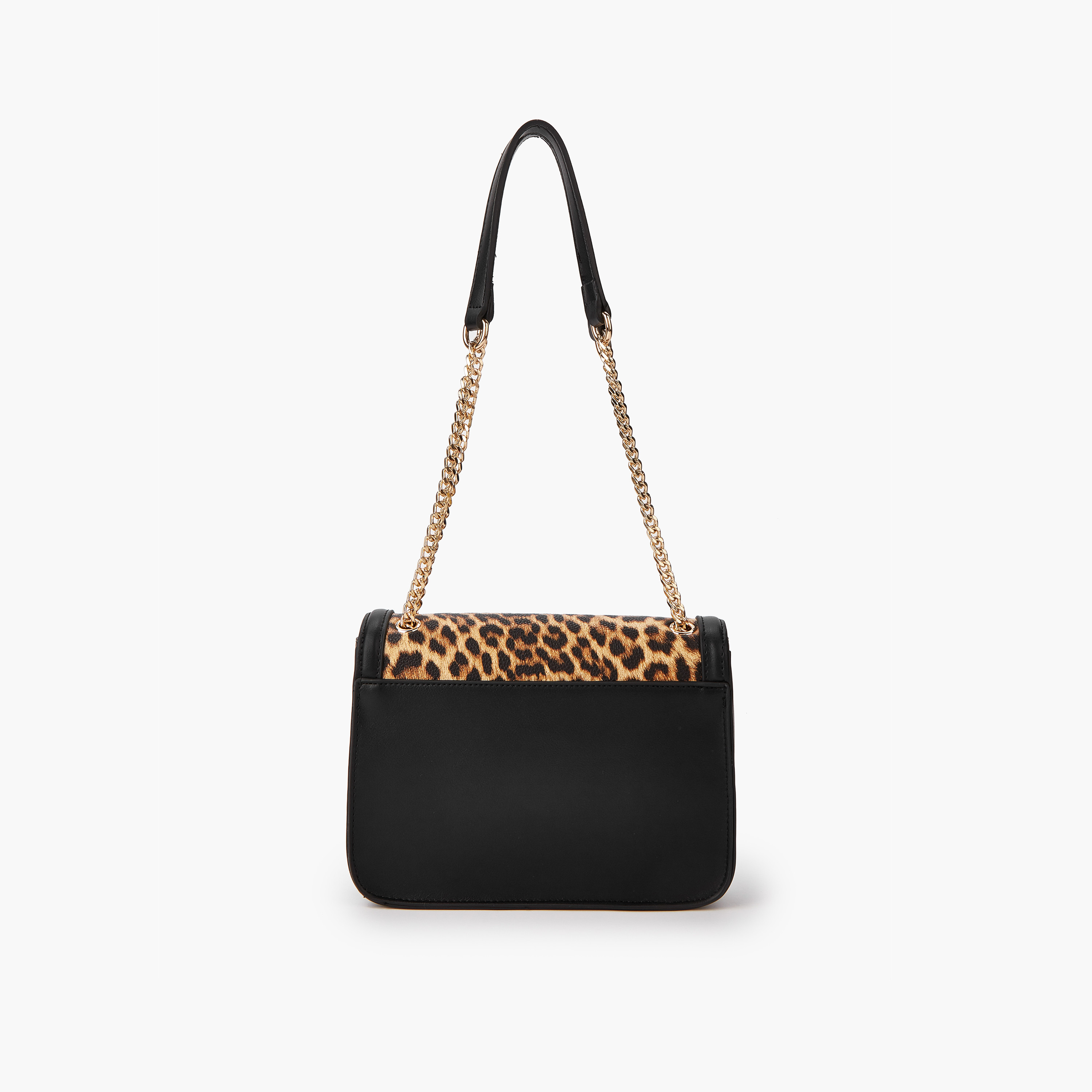 Paprika Animal Print Crossbody Bag with Chain Strap and Flap Closure-women-bagsandwallets-handbags-image-2