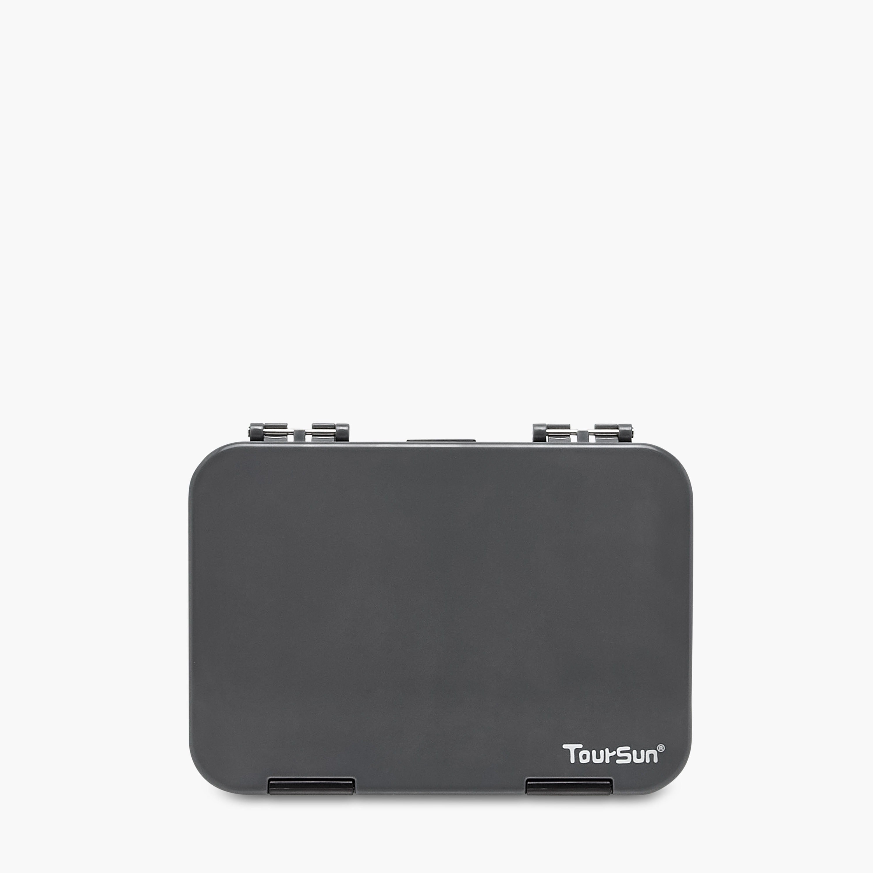 Solid 4-Compartment Lunch Box with Clip Lock Closure-school-lunchessentials-lunchboxes-image-3