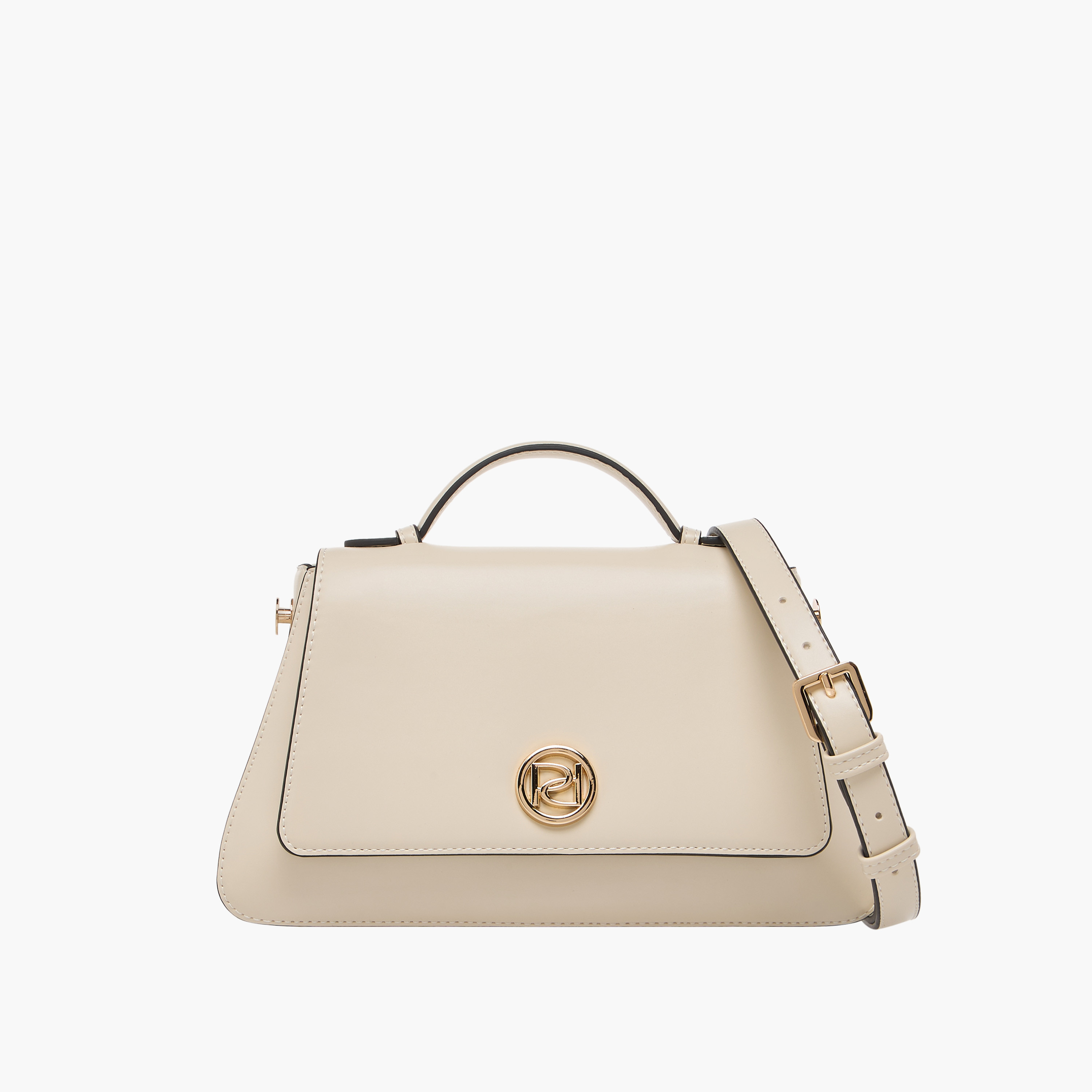 Paprika Solid Satchel Bag with Button Closure-women-bagsandwallets-handbags-image-1