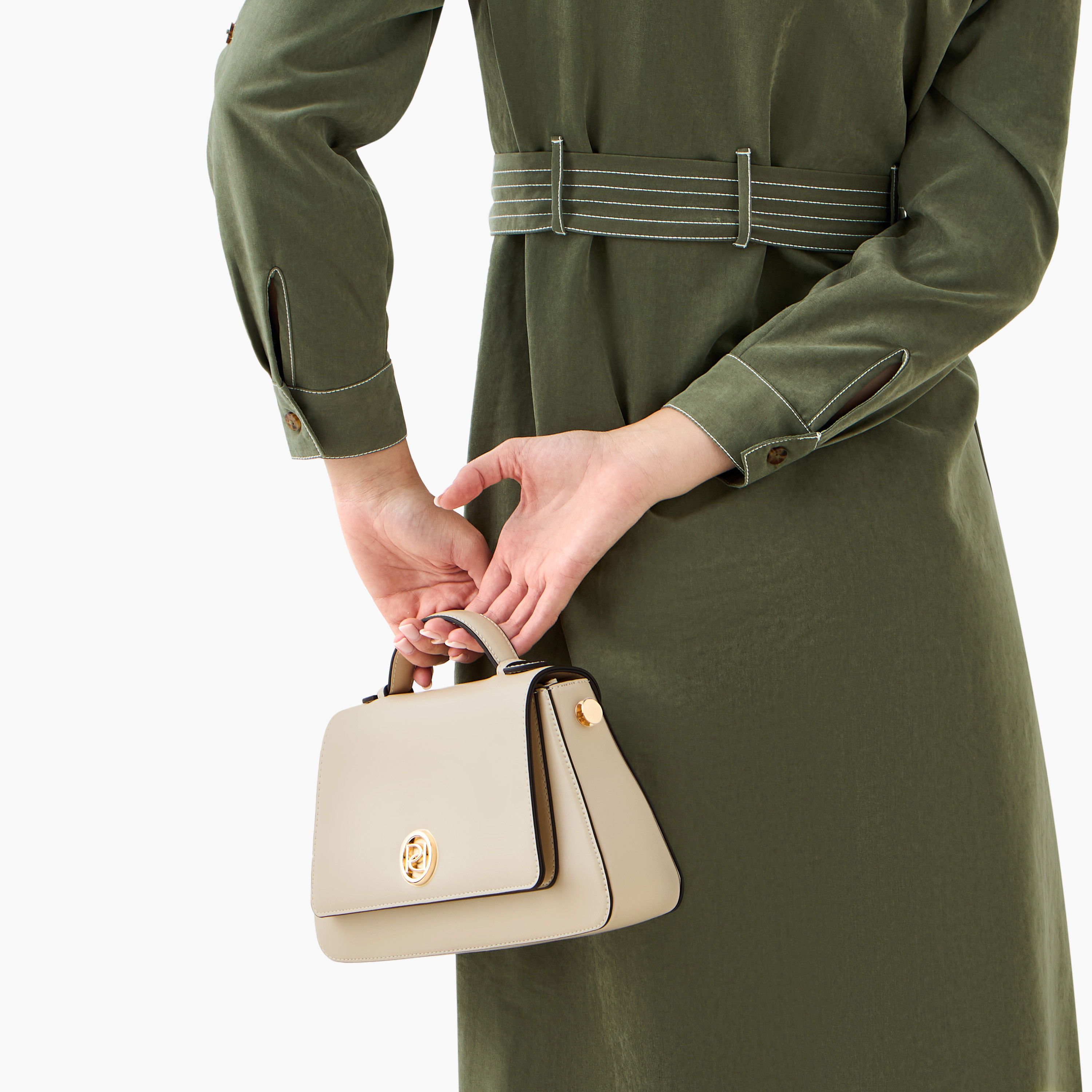 Paprika Solid Satchel Bag with Button Closure-women-bagsandwallets-handbags-image-9