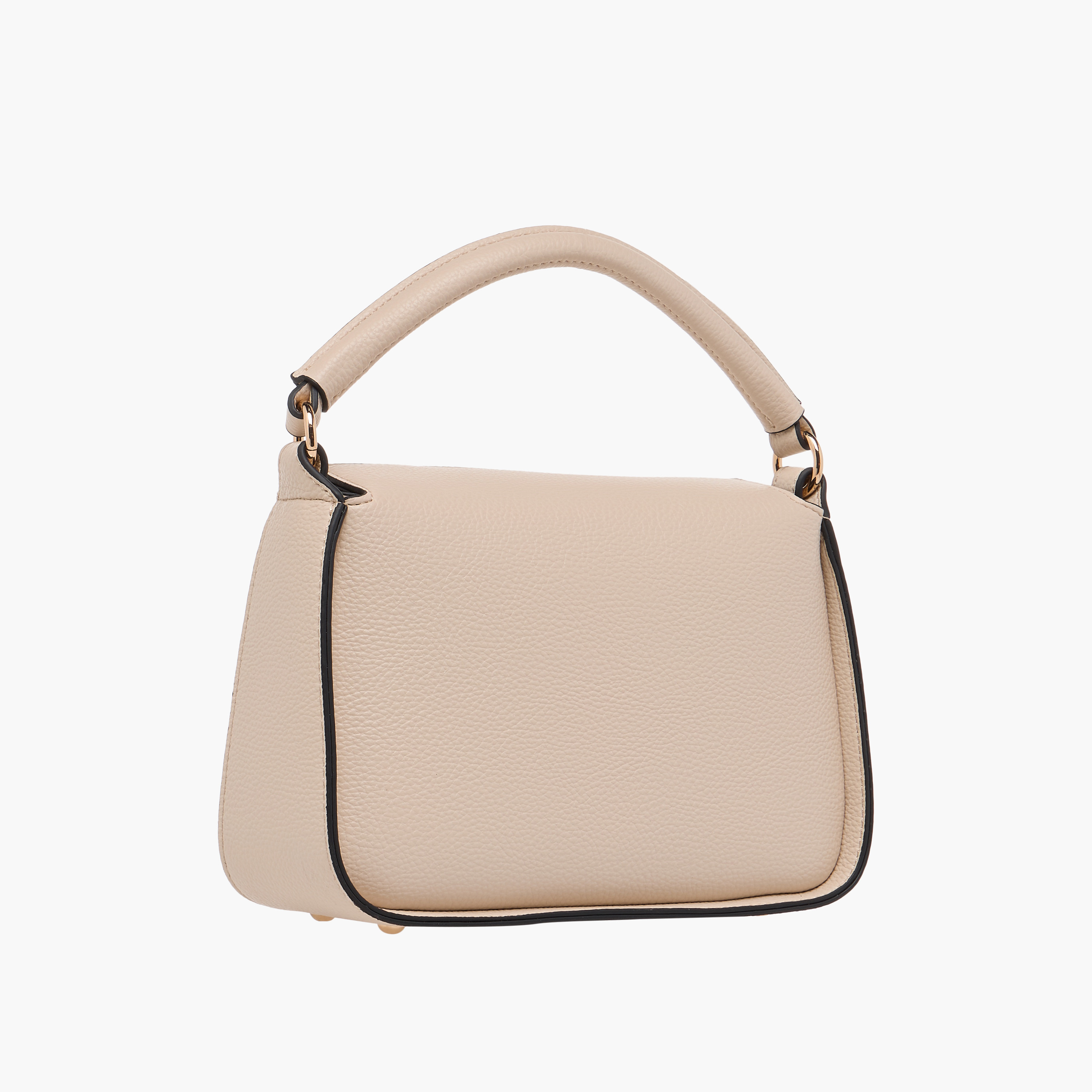 Paprika Textured Crossbody Bag with Detachable Strap and Button Closure-women-bagsandwallets-handbags-image-4