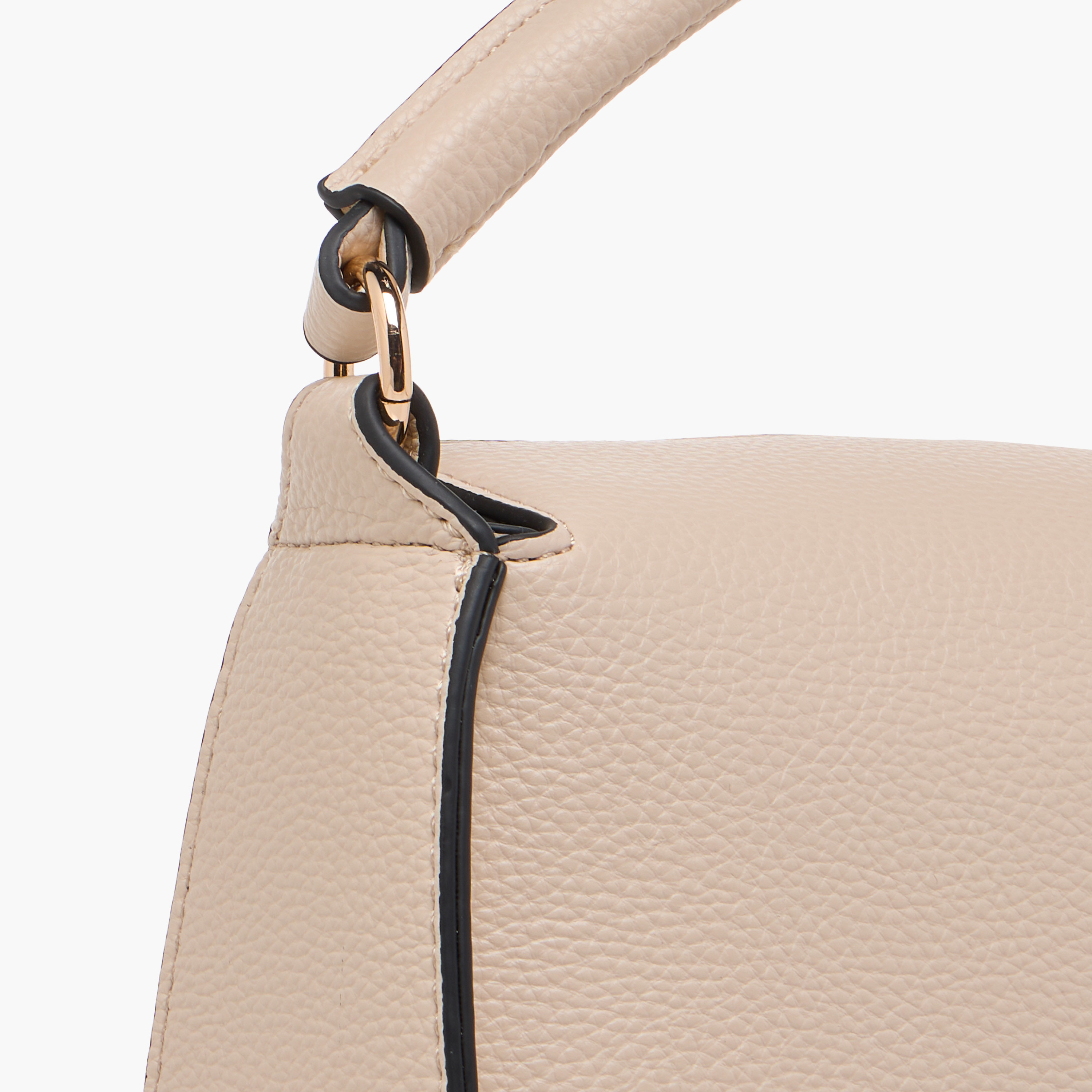 Paprika Textured Crossbody Bag with Detachable Strap and Button Closure-women-bagsandwallets-handbags-image-6