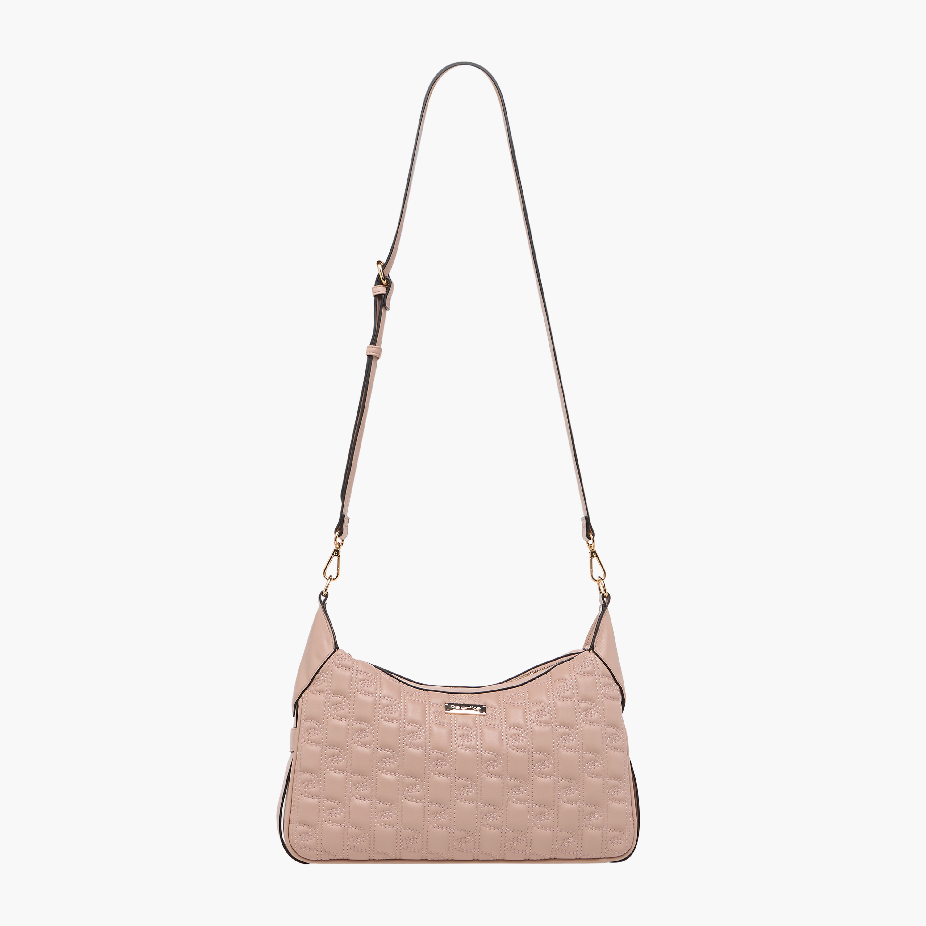 Paprika Quilted Shoulder Bag with Zip Closure-women-bagsandwallets-handbags-image-3