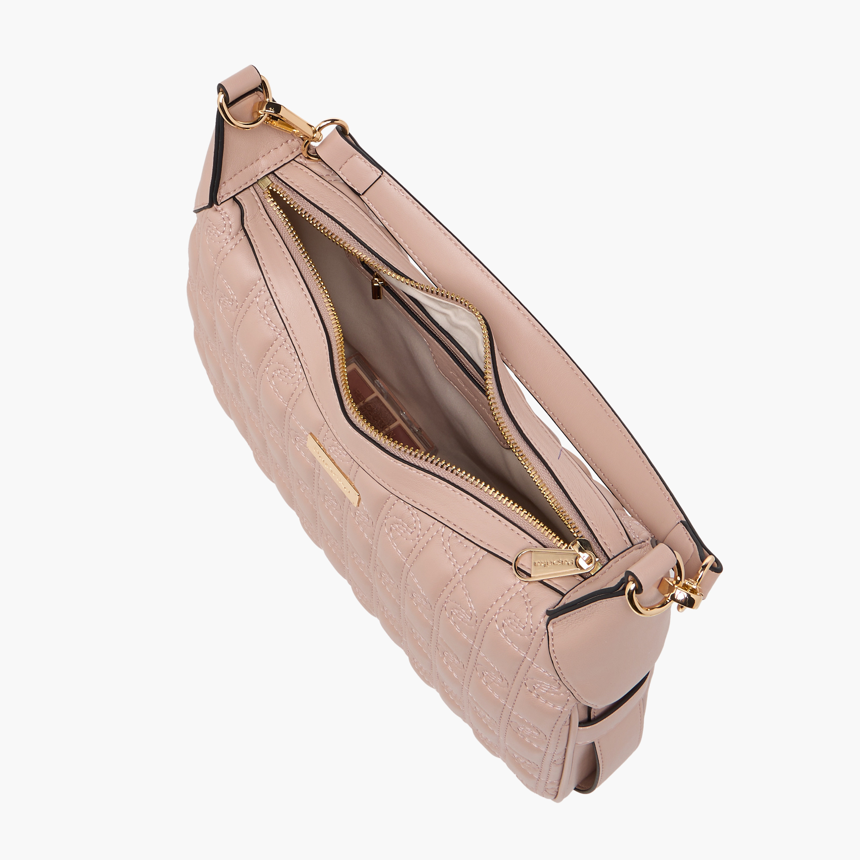 Paprika Quilted Shoulder Bag with Zip Closure-women-bagsandwallets-handbags-image-9