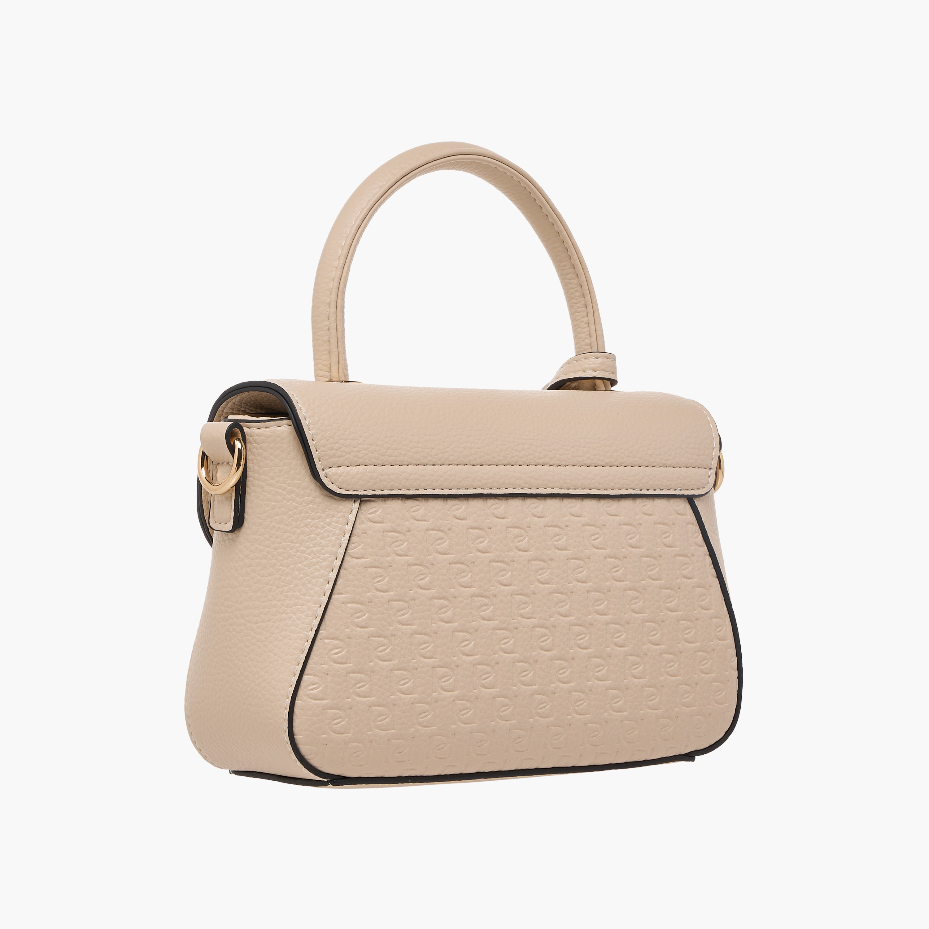 شنطة ساتشيل بنقوش مونوجرام وزر إغلاق من بابريكا-women-bagsandwallets-handbags-image-4