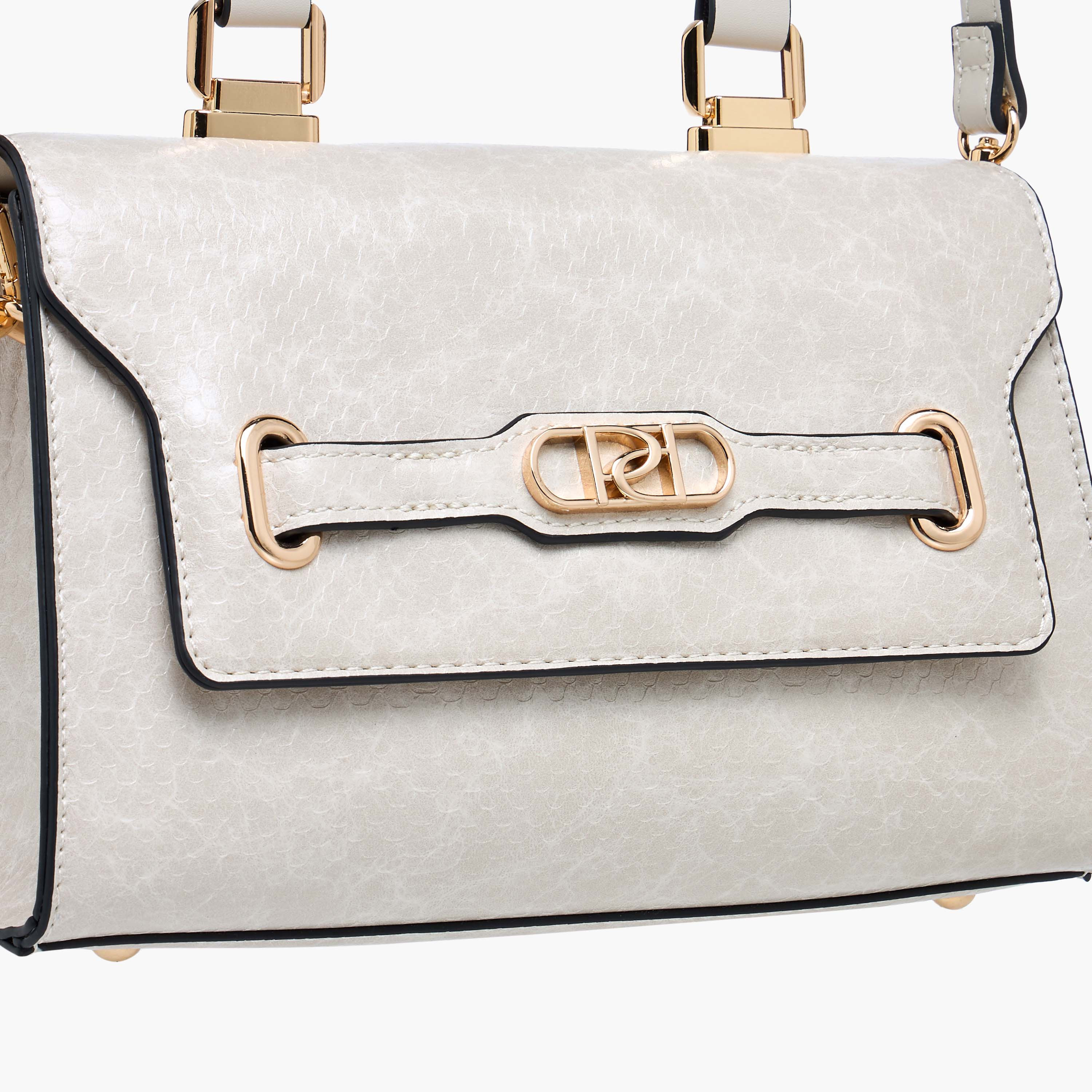 Paprika Textured Crossbody Bag with Adjustable Strap and Flap Closure-women-bagsandwallets-handbags-image-5