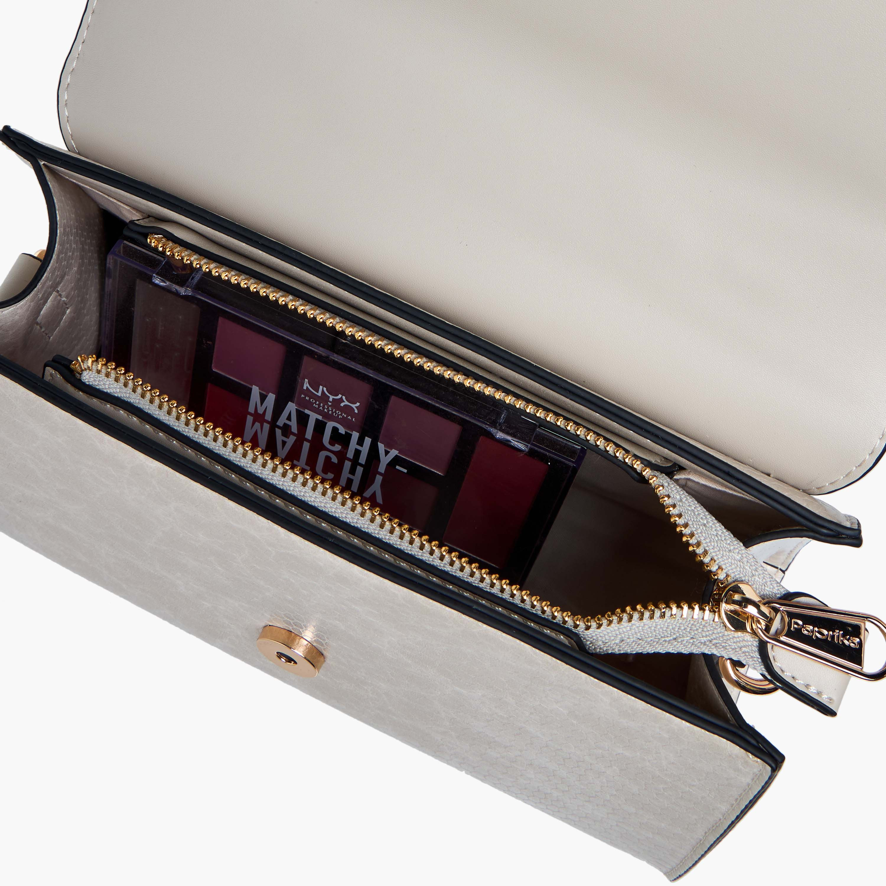 Paprika Textured Crossbody Bag with Adjustable Strap and Flap Closure-women-bagsandwallets-handbags-image-9