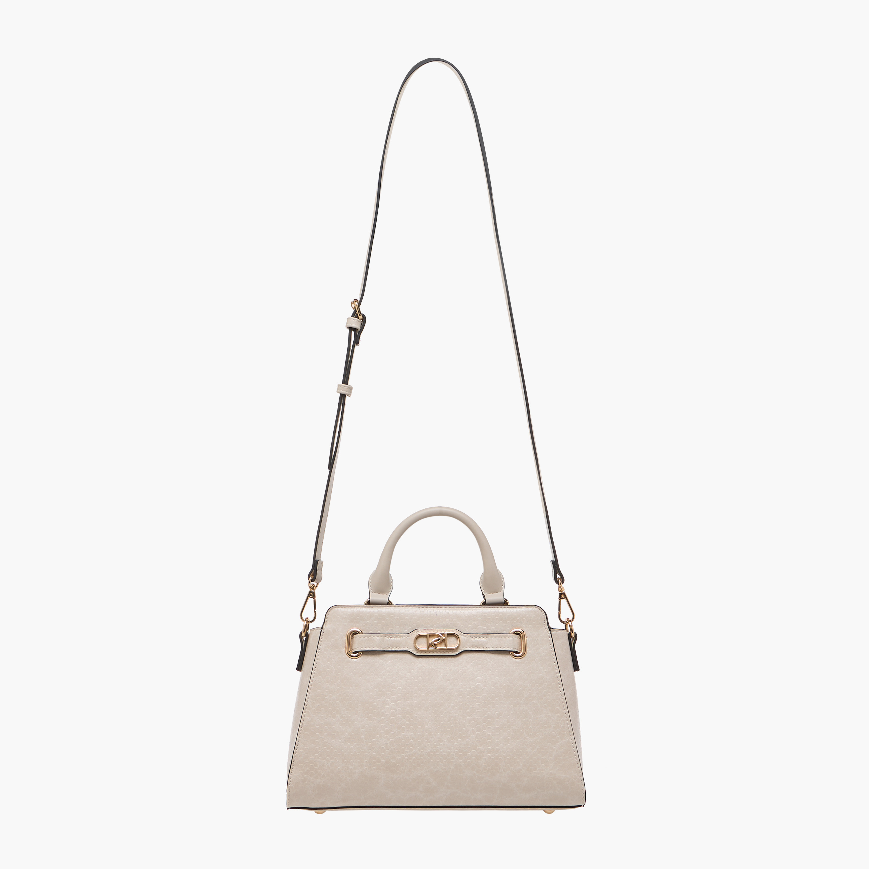 Paprika Textured Crossbody bag with Detachable Strap and Zip Closure-women-bagsandwallets-handbags-image-3