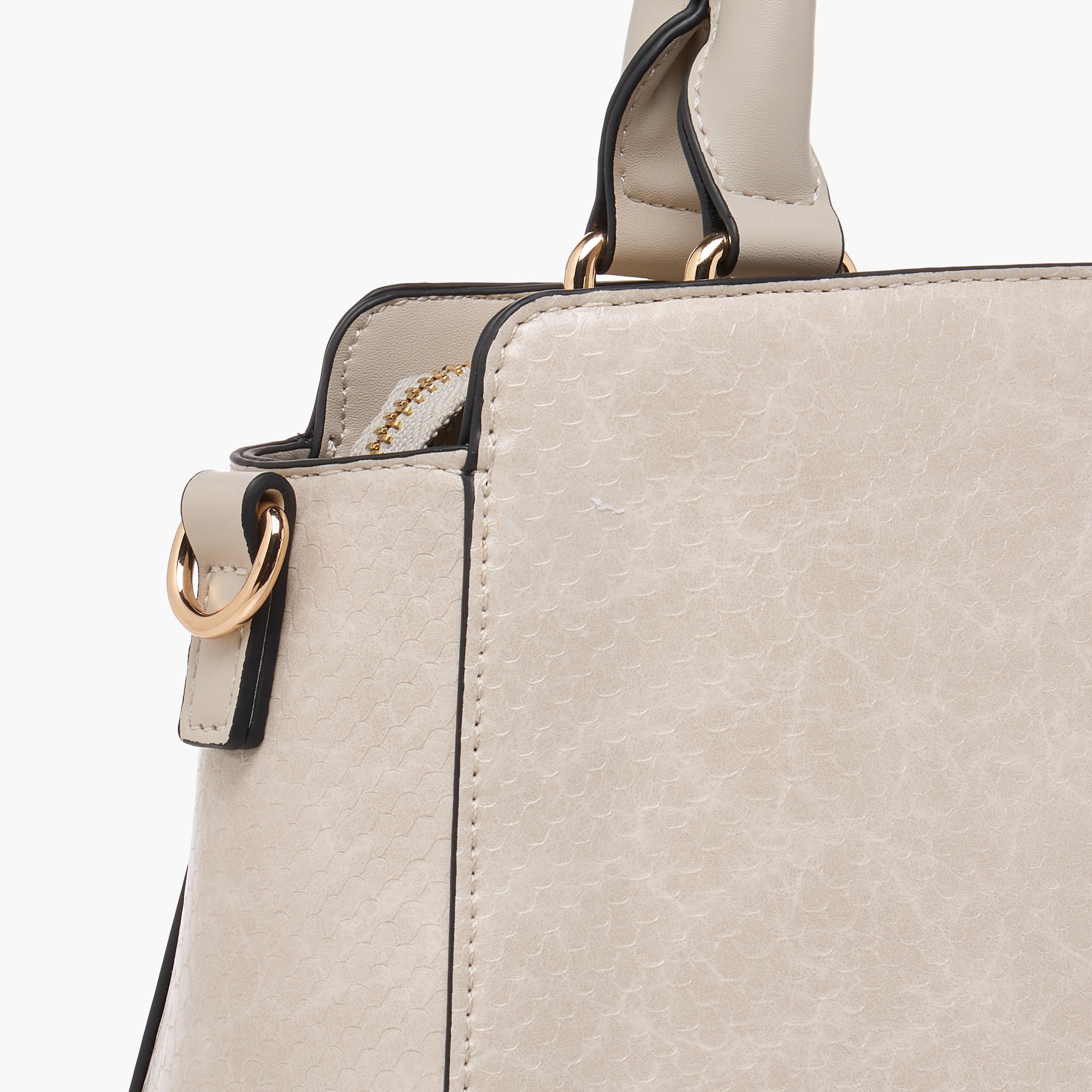 Paprika Textured Crossbody bag with Detachable Strap and Zip Closure-women-bagsandwallets-handbags-image-6