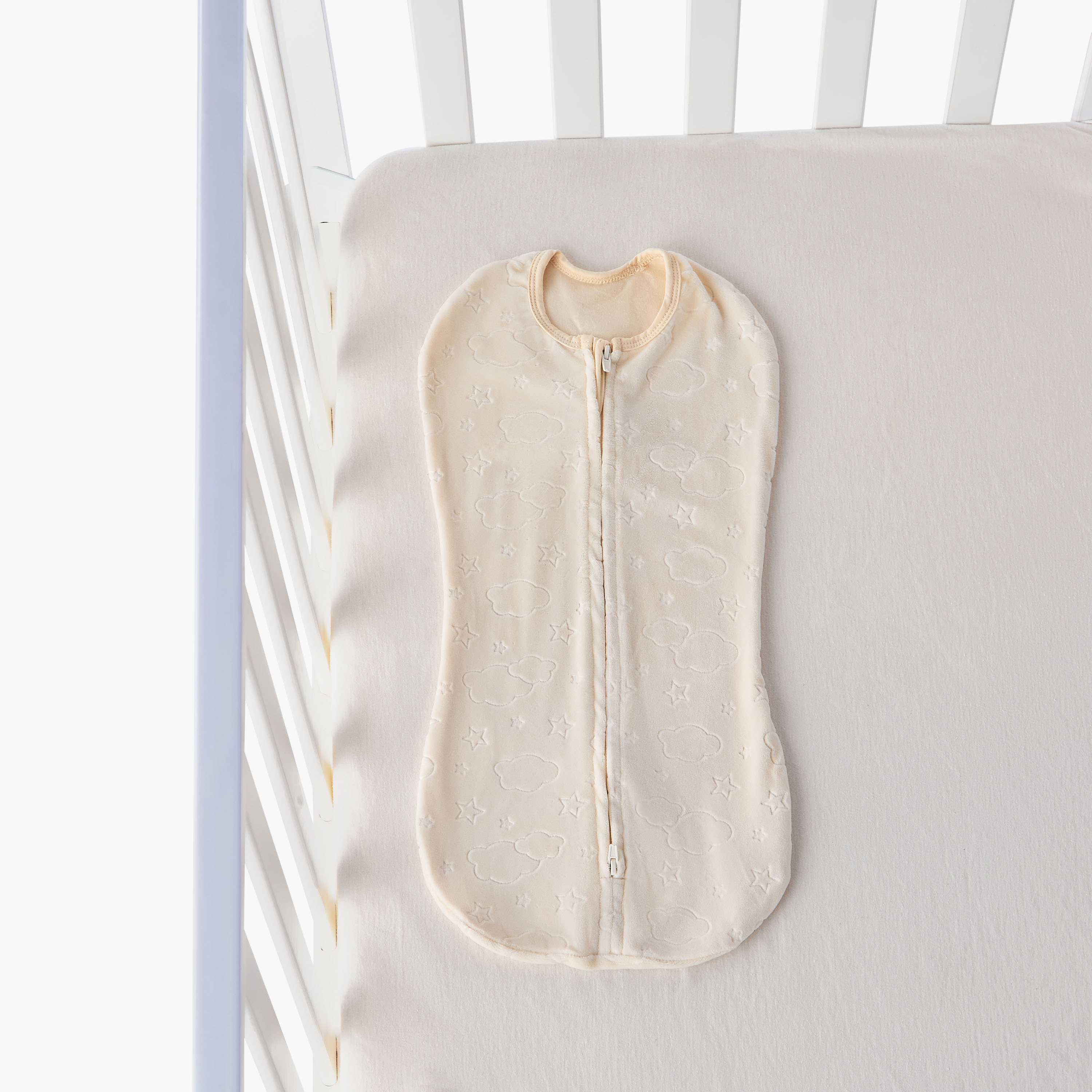 Juniors Baby Sleeping Bag with Star Texture, 0-2 Months-baby-nursery-babybedding-image-1
