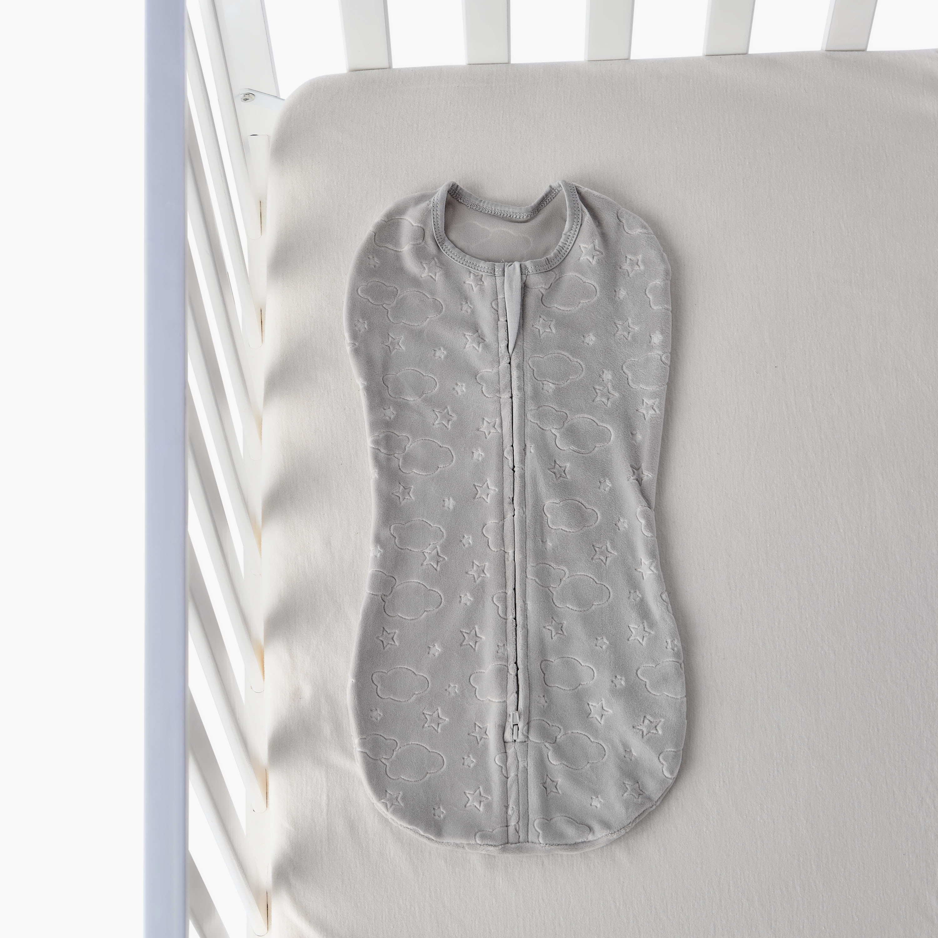 Juniors Baby Sleeping Bag with Star Texture, 0-2 Months-baby-nursery-babybedding-image-1