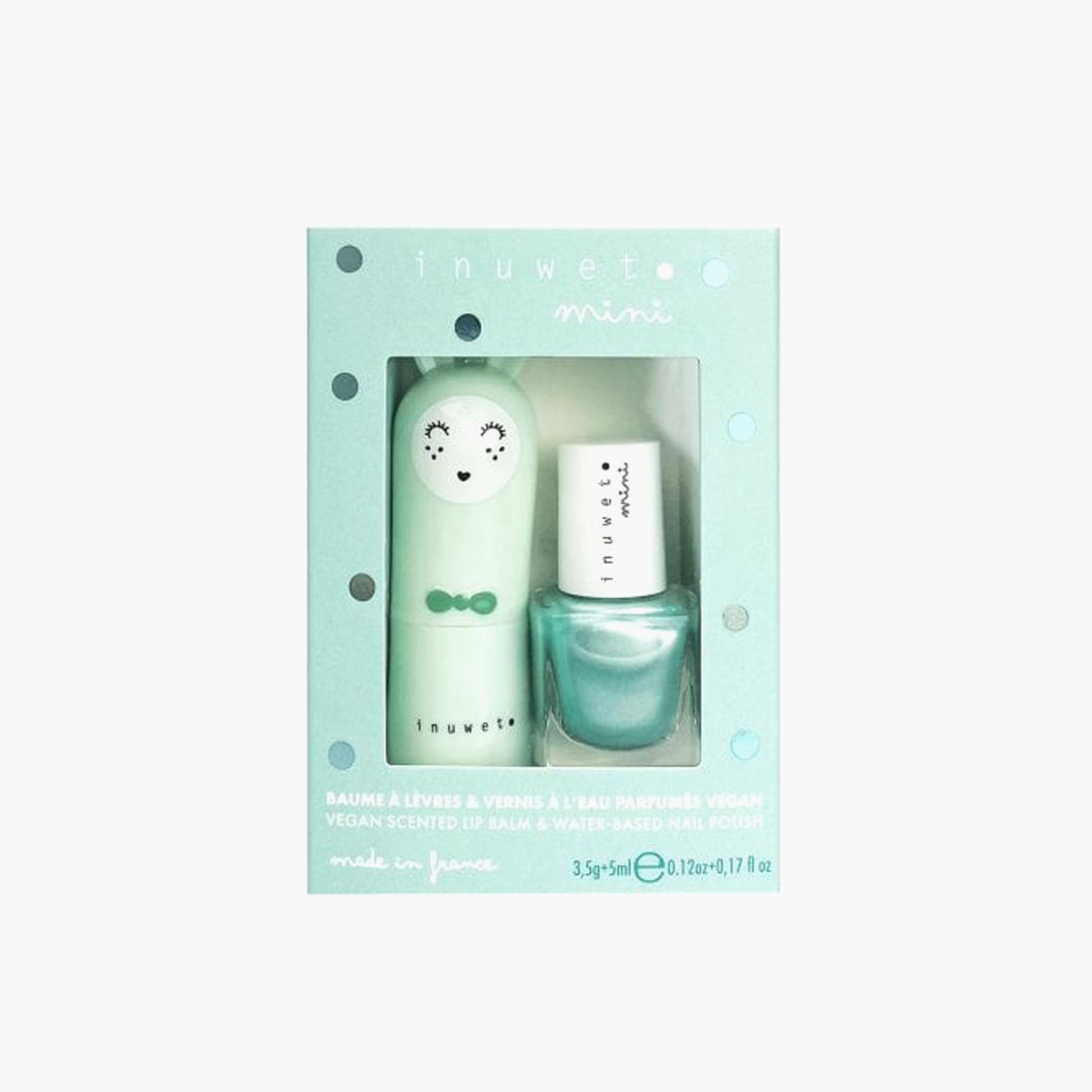 Inuwet Rabbit Print Scented Lip Balm and Nail Polish-toys-roleplay-makeupandcosmeticsets-image-2