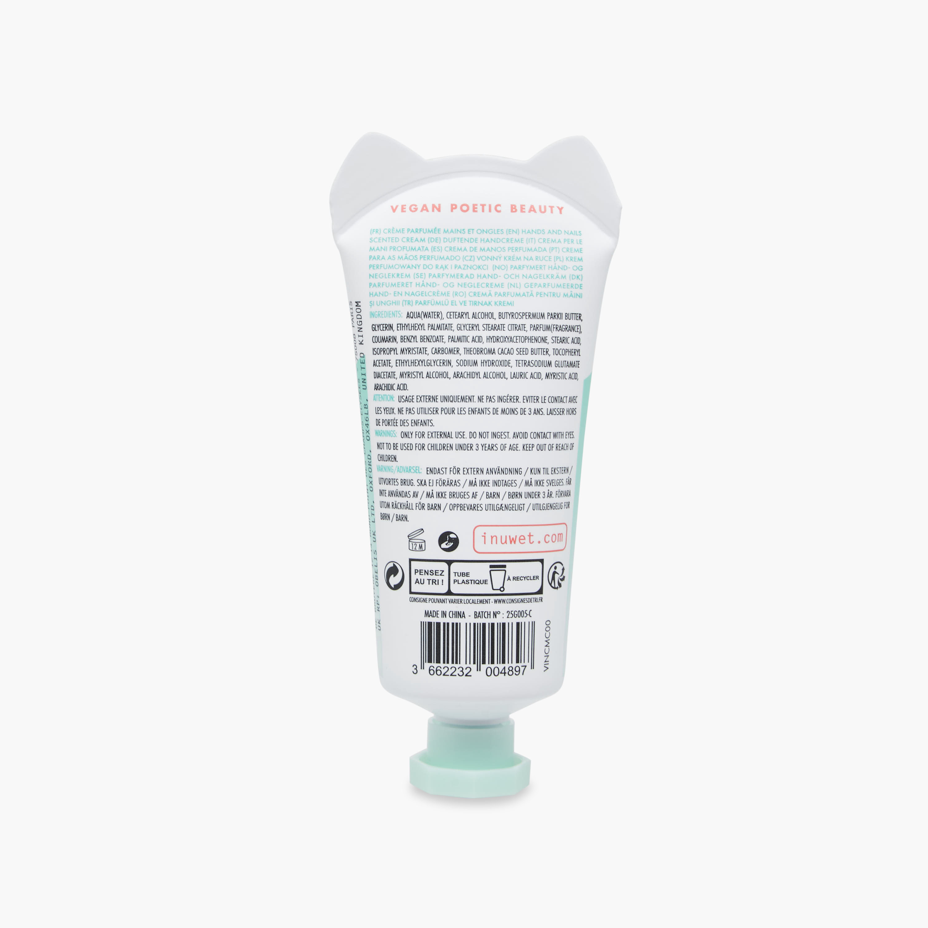 Inuwet Vanilla Coconut Scented Hand Cream - 60 ml-toys-roleplay-makeupandcosmeticsets-image-2