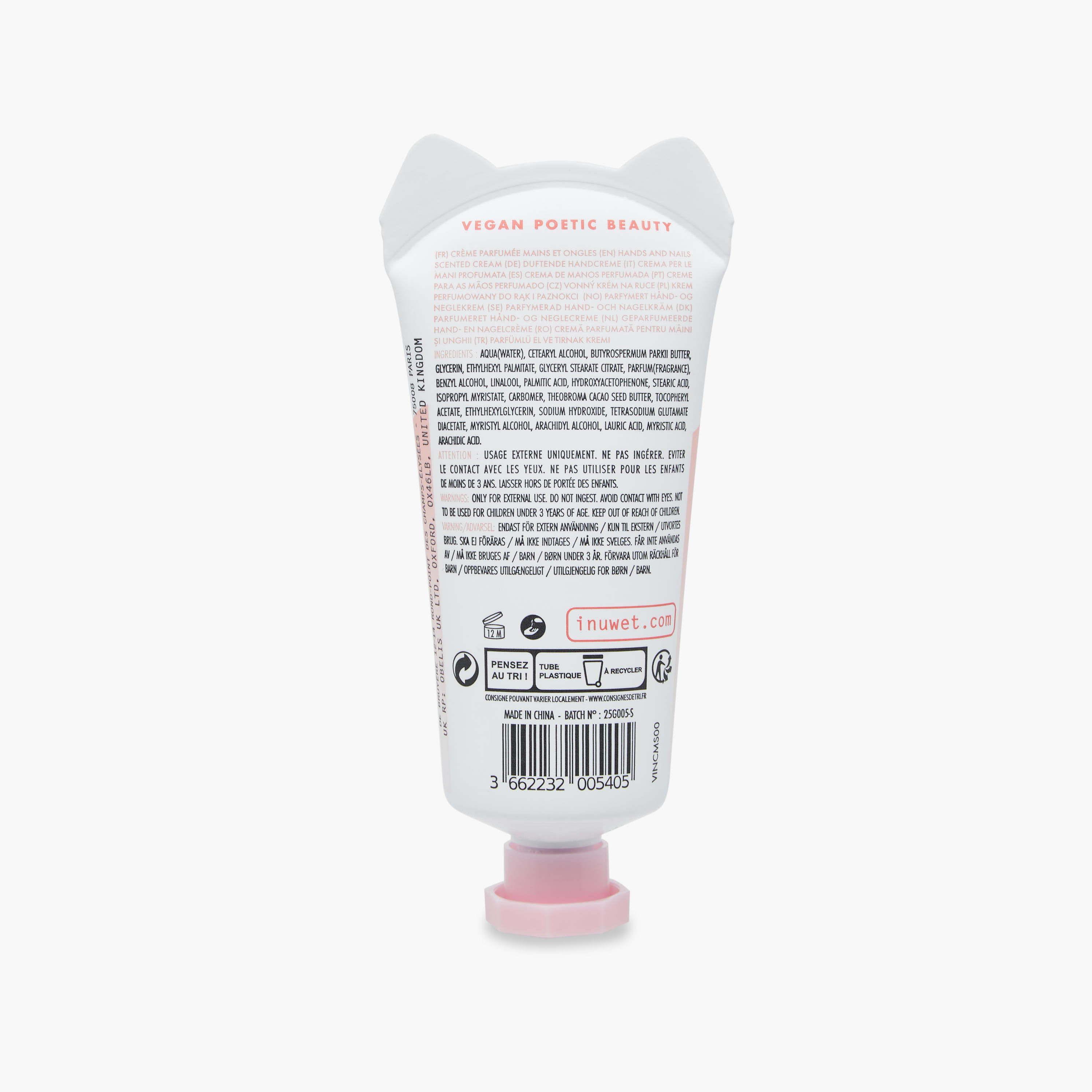 Inuwet Wild Strawberry Scented Hand Cream - 60 ml-toys-roleplay-makeupandcosmeticsets-image-2