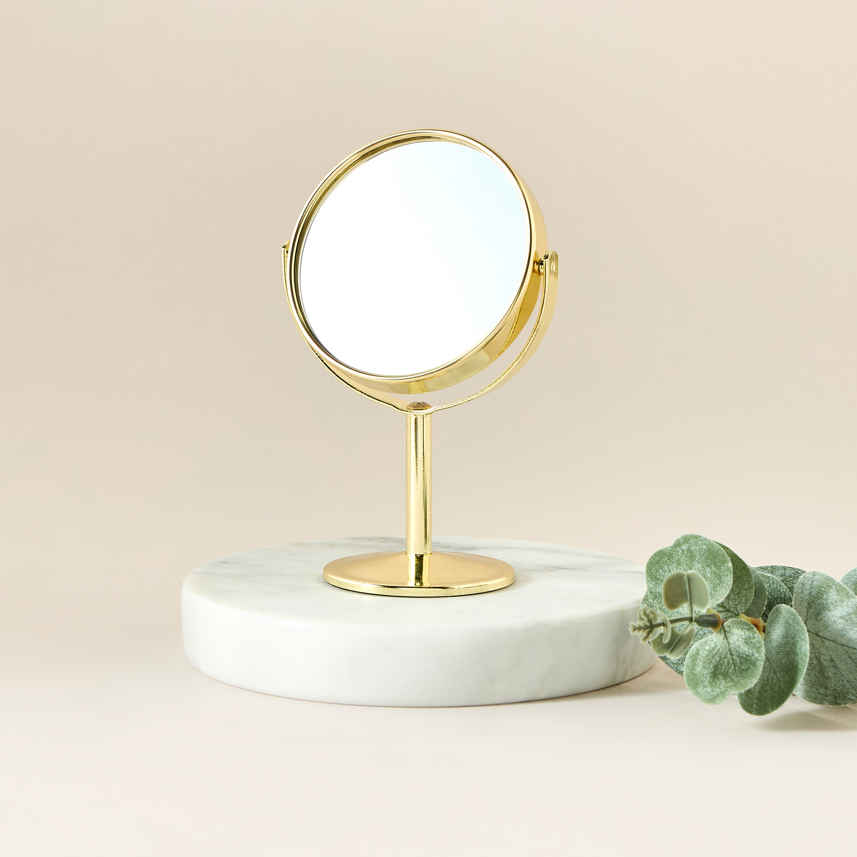 مرآة طاولة ستانلس ستيل من فايندز-beautyandpersonalcare-makeup-brushesandaccessories-makeupmirror-image-1