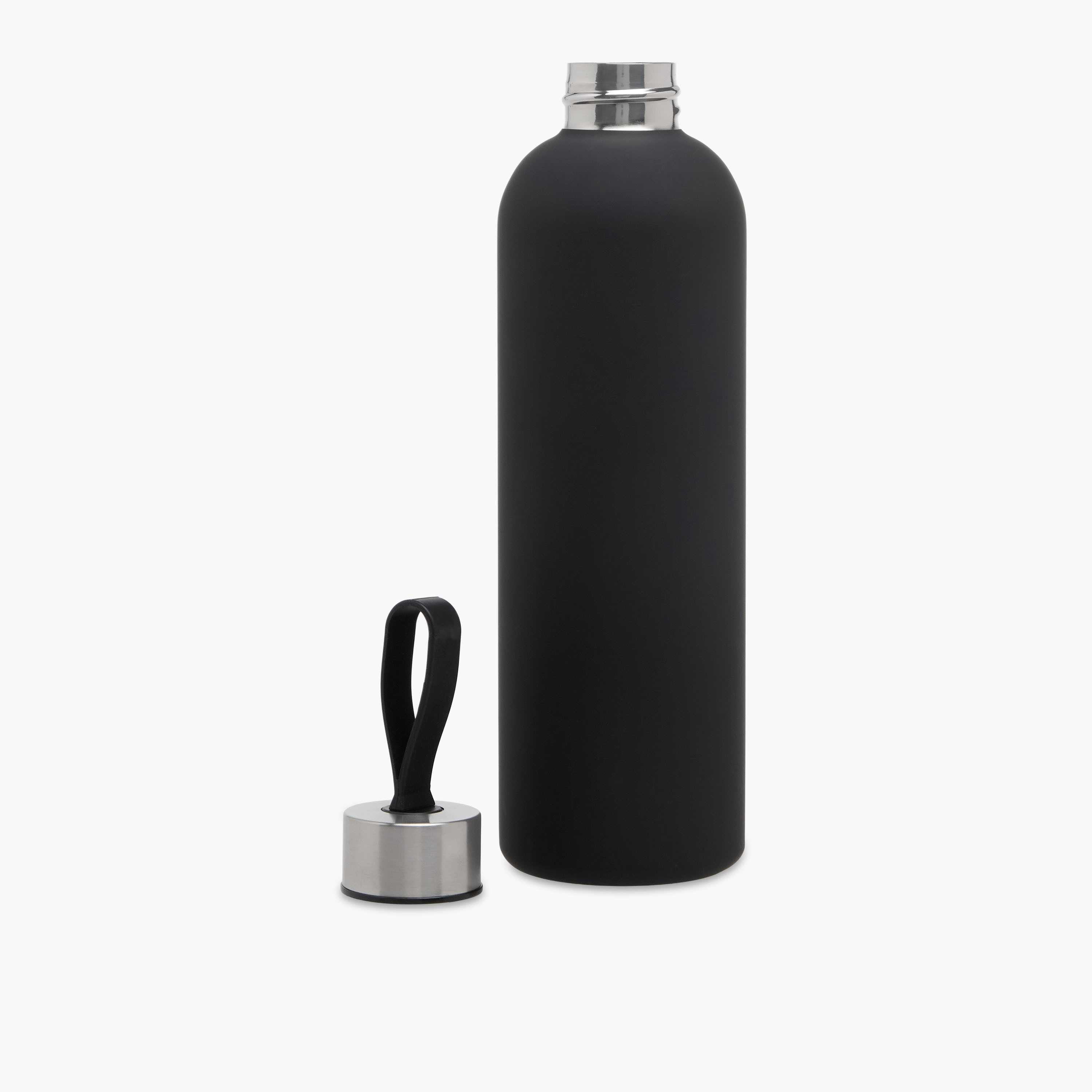 Solid Stainless Steel Water Bottle - 1 L-household-dining-drinkserveware-bottles-image-2