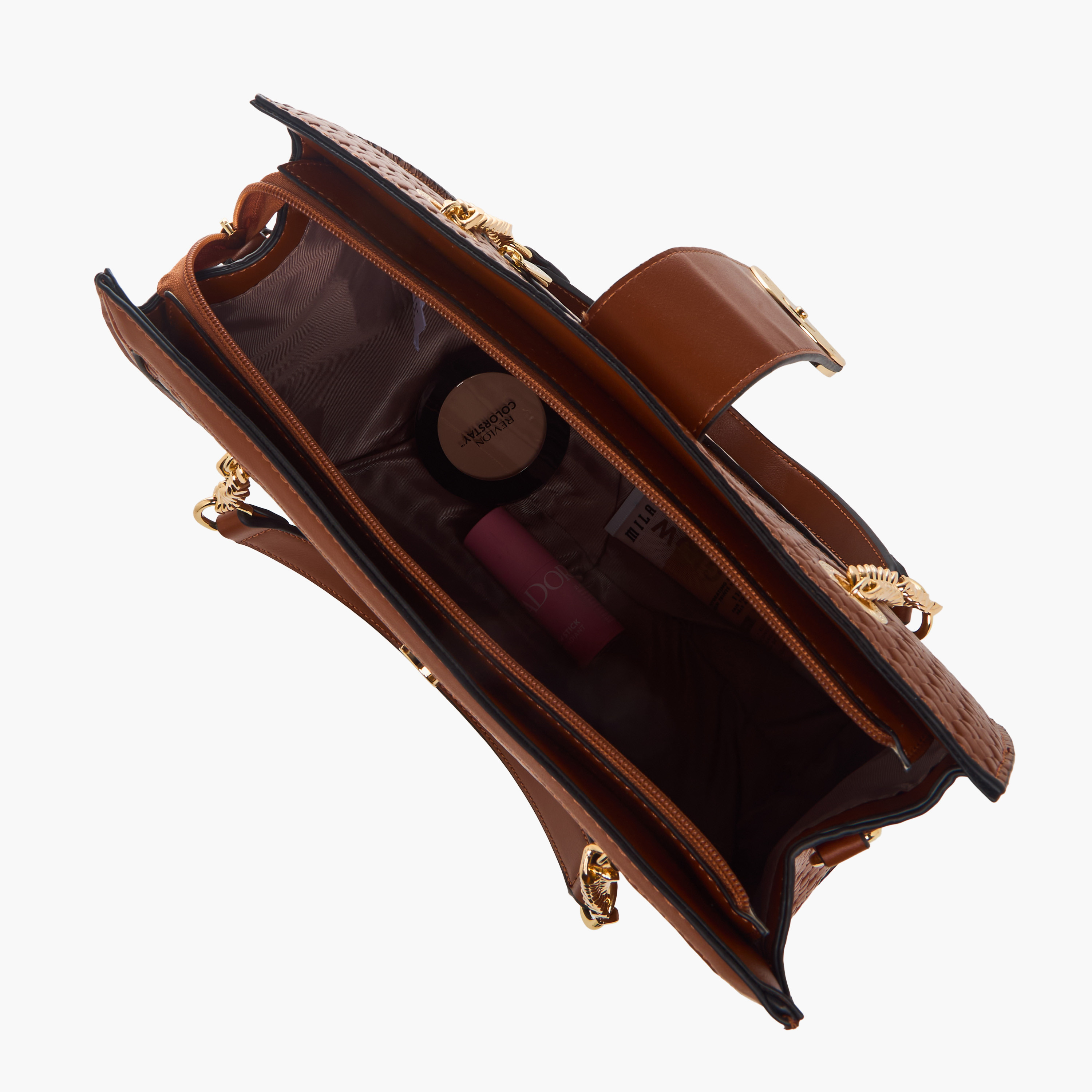 شنطة توت منسوجة بارزة الملمس بمقبض مزدوج من بيسي لندن-women-bagsandwallets-handbags-image-9