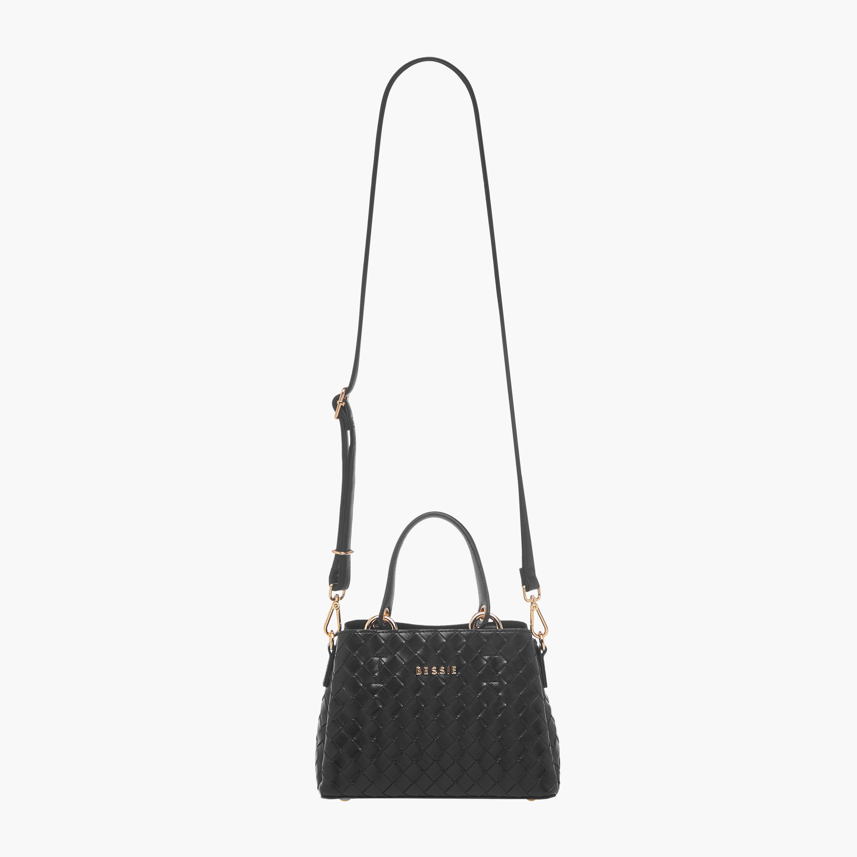 شنطة توت منسوجة بارزة الملمس بمقبض مزدوج من بيسي لندن-women-bagsandwallets-handbags-image-3