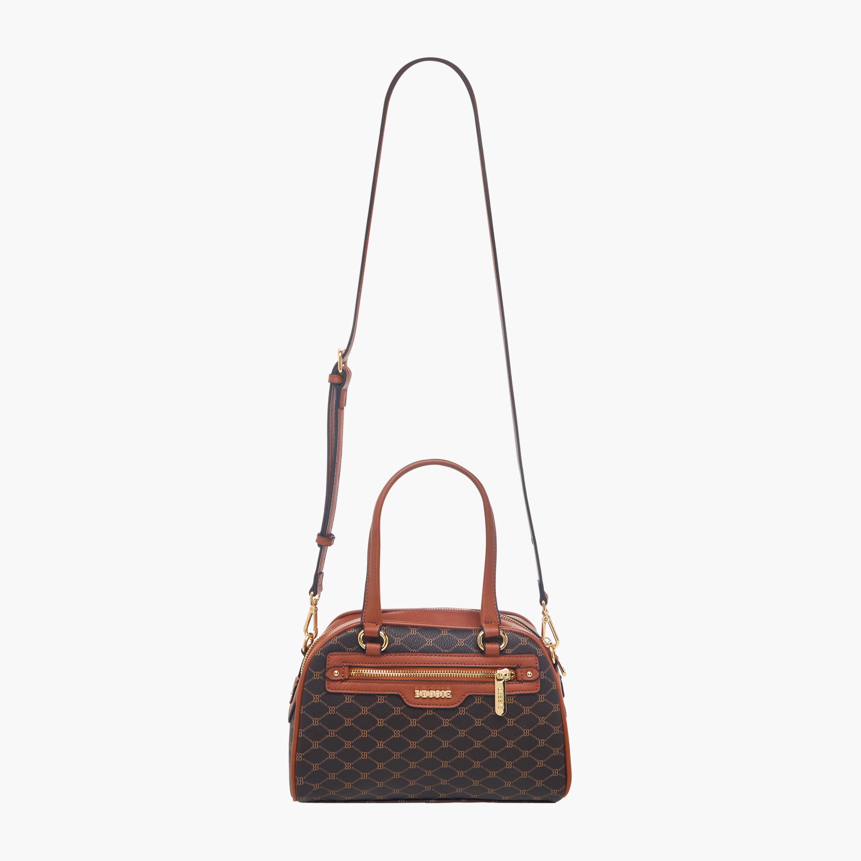 شنطة كروس بودي بمقابض مزدوجة وطبعات مونوجرام من بيسي لندن-women-bagsandwallets-handbags-image-3