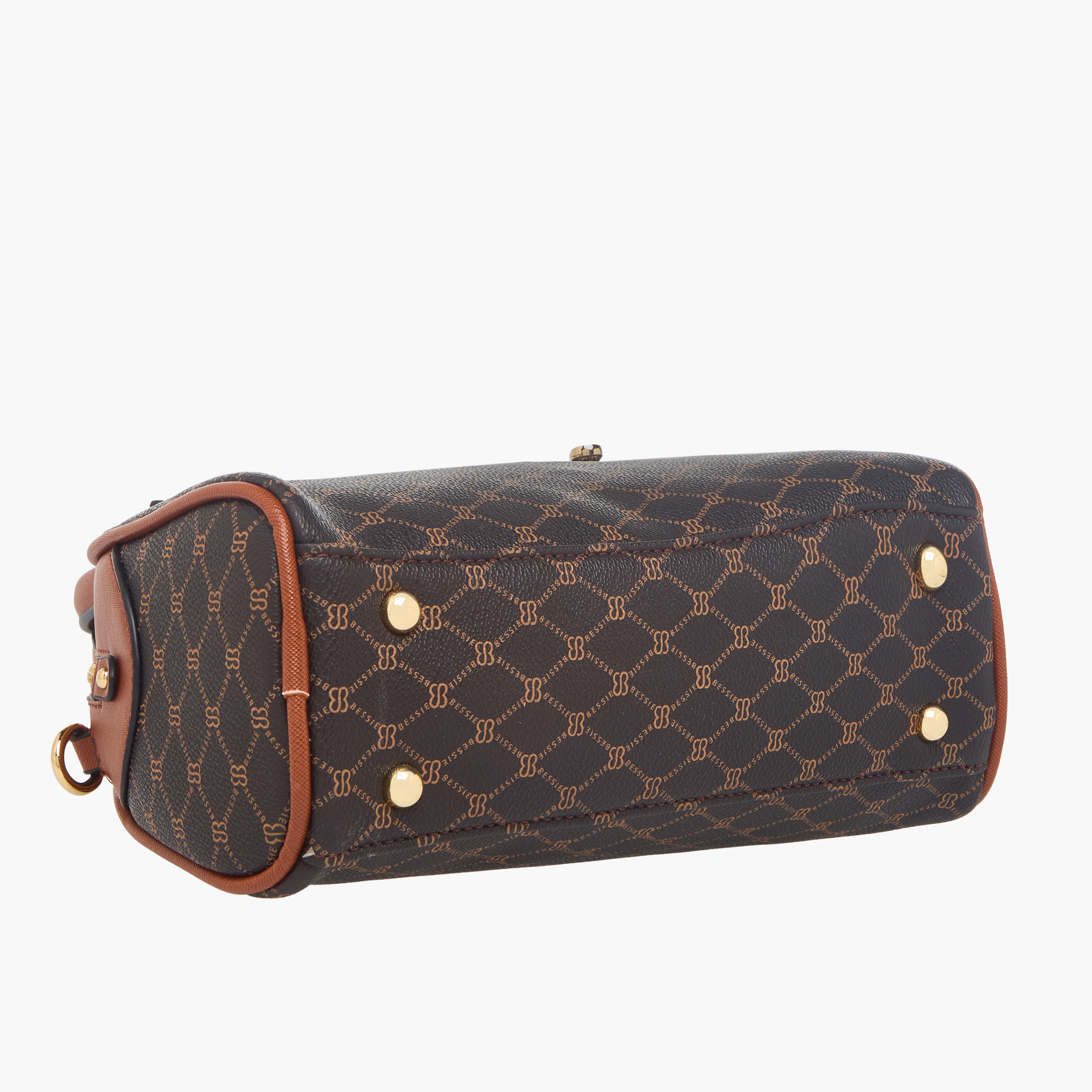 شنطة كروس بودي بمقابض مزدوجة وطبعات مونوجرام من بيسي لندن-women-bagsandwallets-handbags-image-8