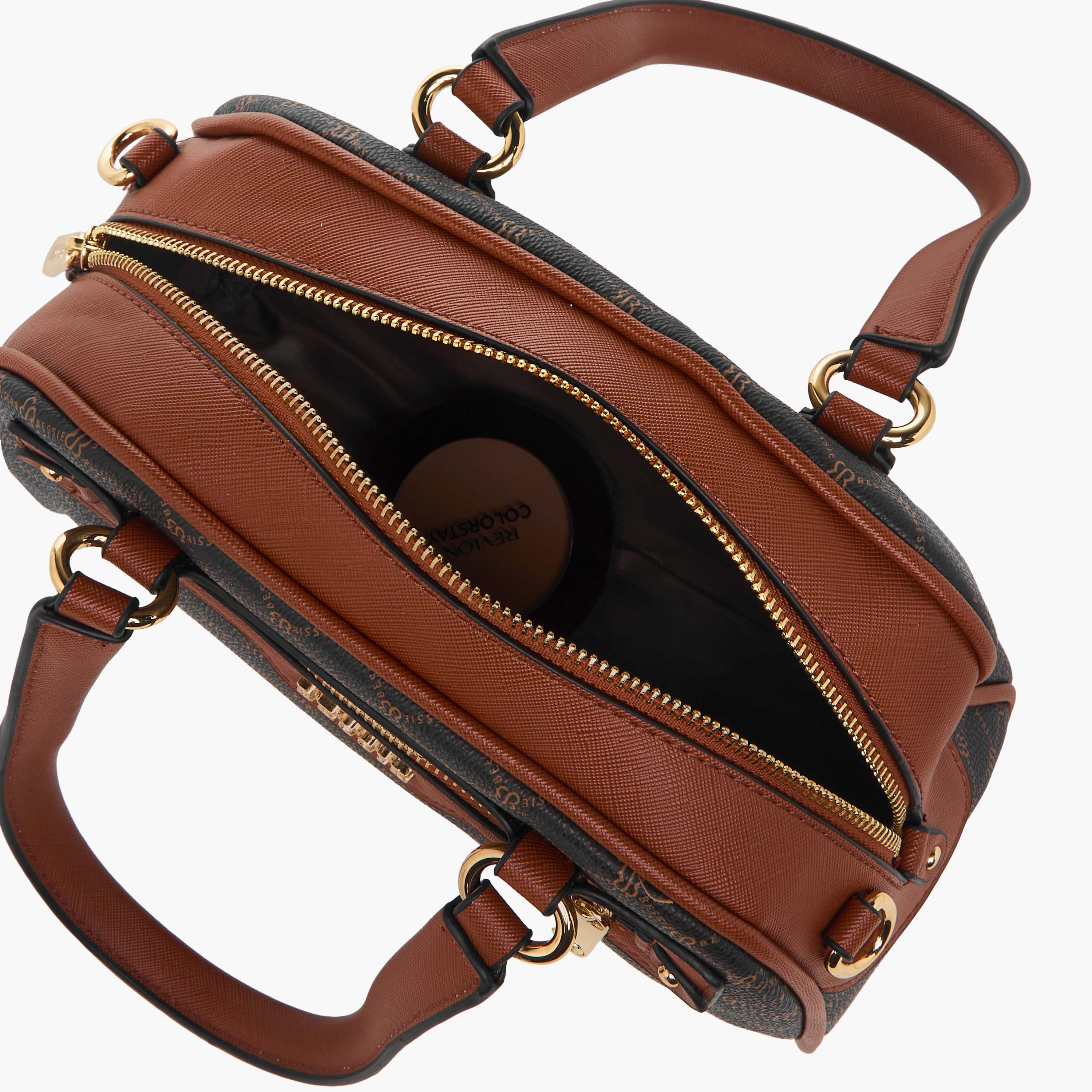 شنطة كروس بودي بمقابض مزدوجة وطبعات مونوجرام من بيسي لندن-women-bagsandwallets-handbags-image-9
