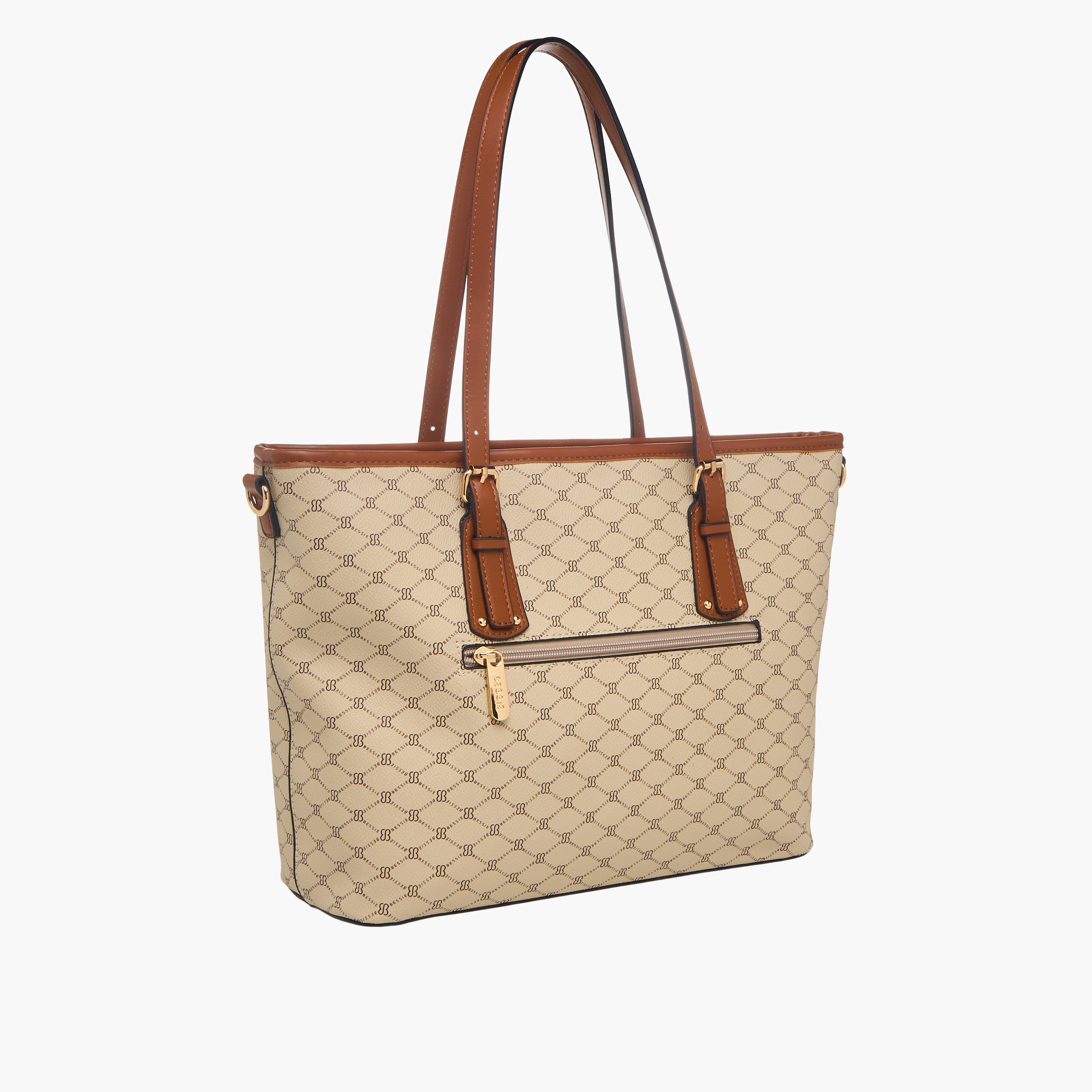 شنطة توت بطبعات مونوجرام وبشنطة صغيرة قابلة للفصل من بيسي لندن-women-bagsandwallets-handbags-image-4