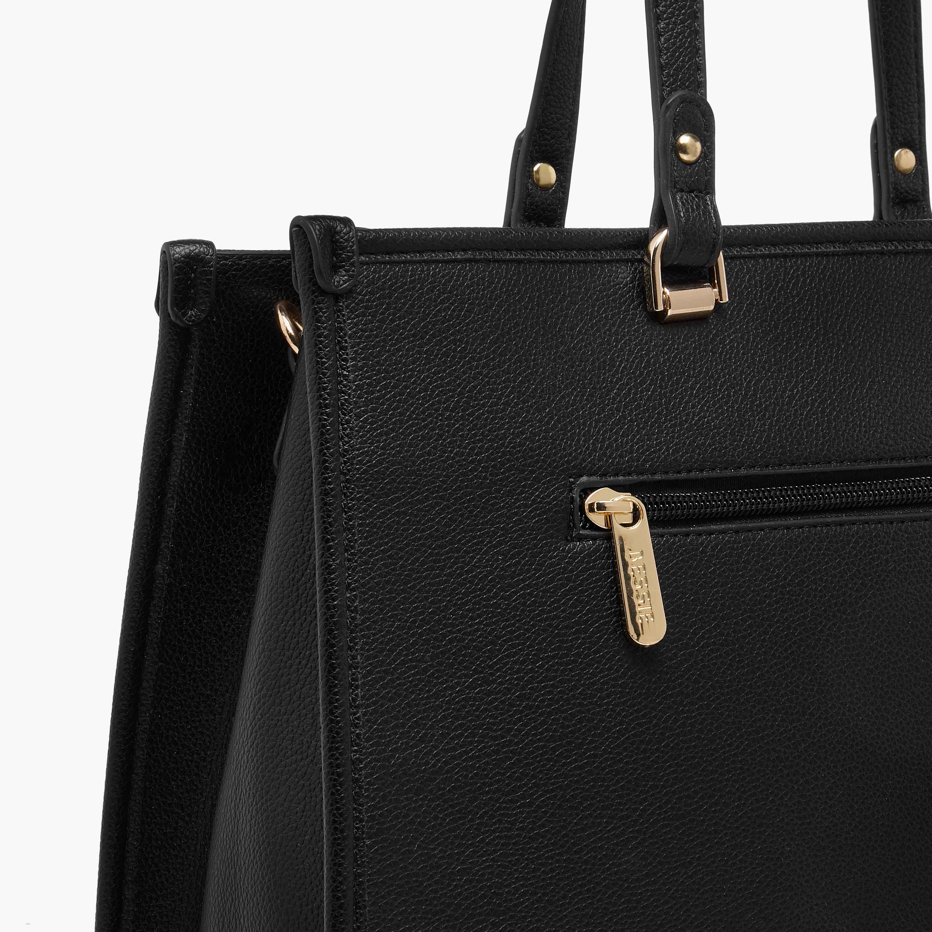 شنطة توتي منقوشة بحزام قابل للفصل من بيسي لندن-women-bagsandwallets-handbags-image-6