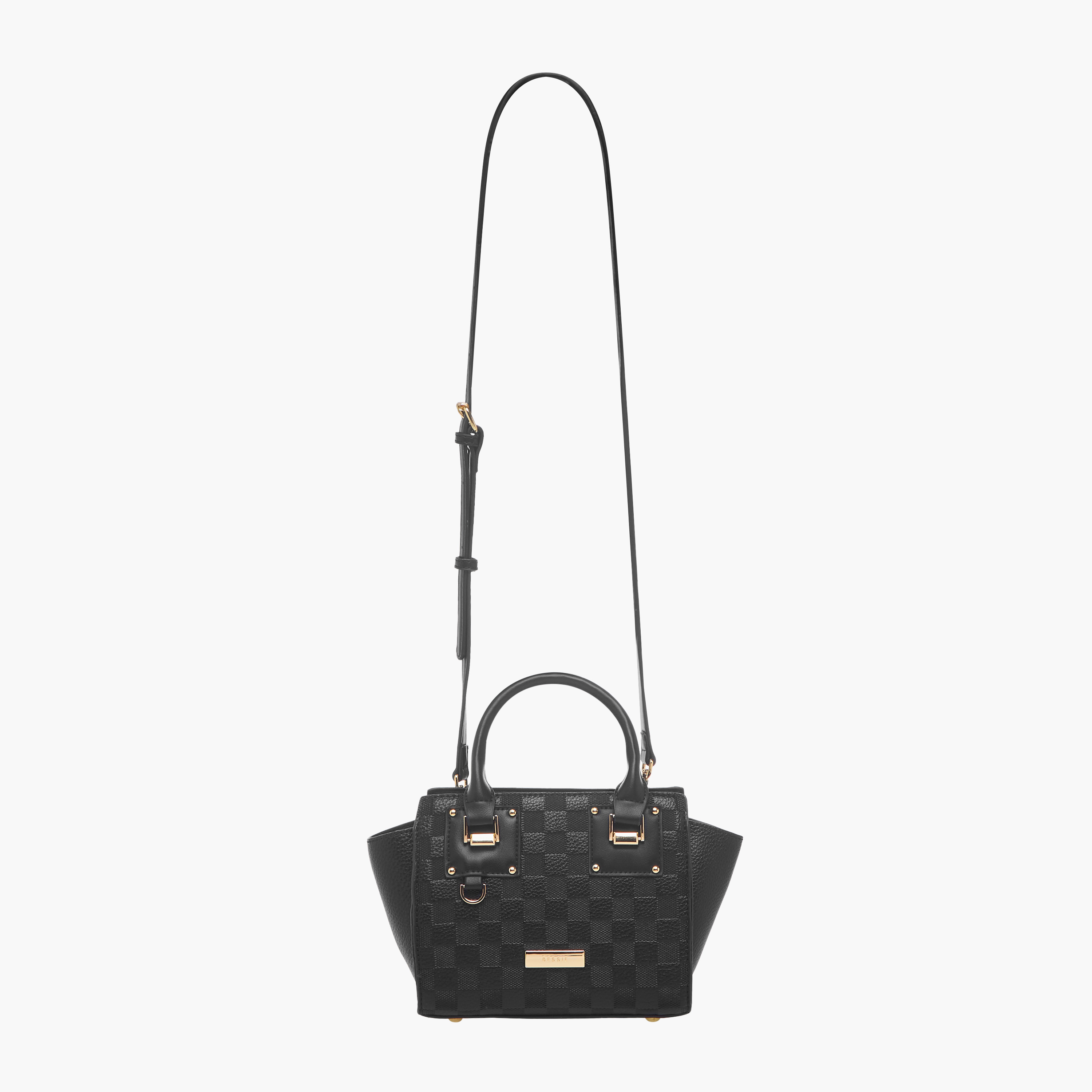 Bessie London Textured Tote Bag with Double Handles-women-bagsandwallets-handbags-image-3