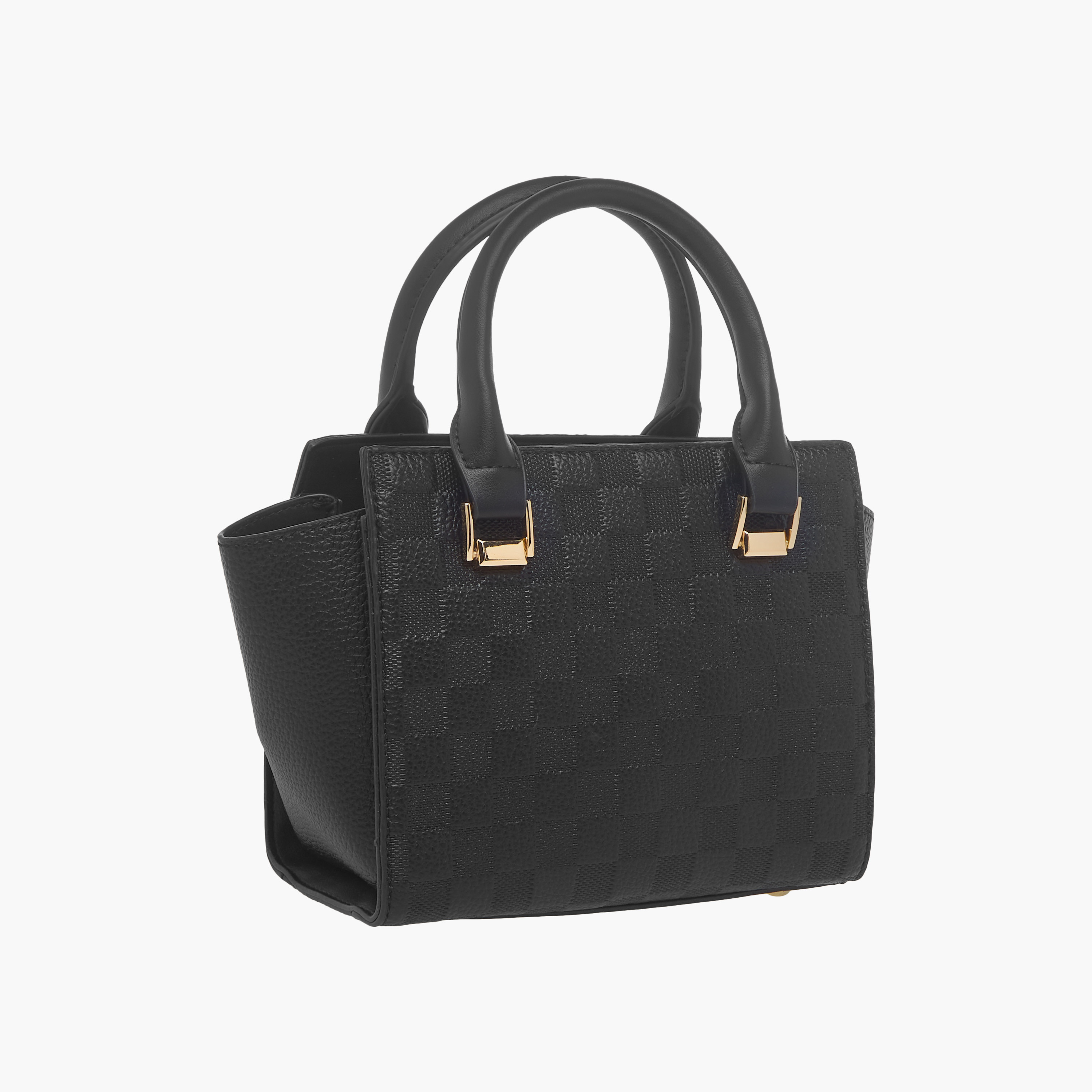 Bessie London Textured Tote Bag with Double Handles-women-bagsandwallets-handbags-image-4